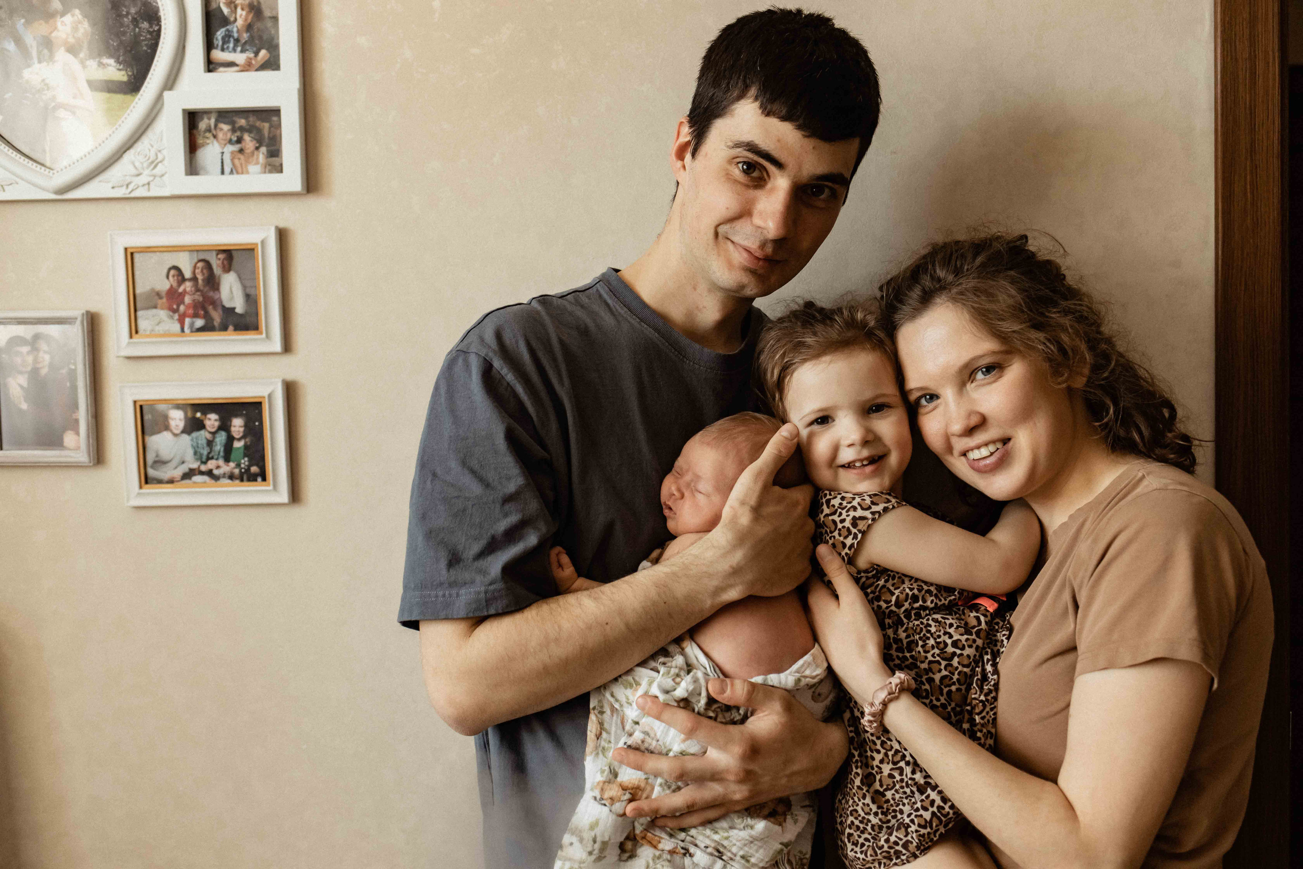 Анастасия, Сергей, Мира и Лиза. Семейный фотограф в Москве