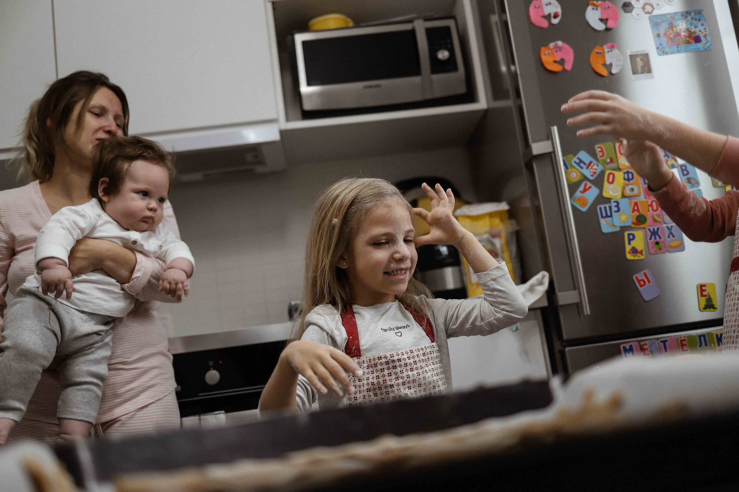 Ира, Андрей, Юля, Даша и Миша. Семейный фотограф в Москве