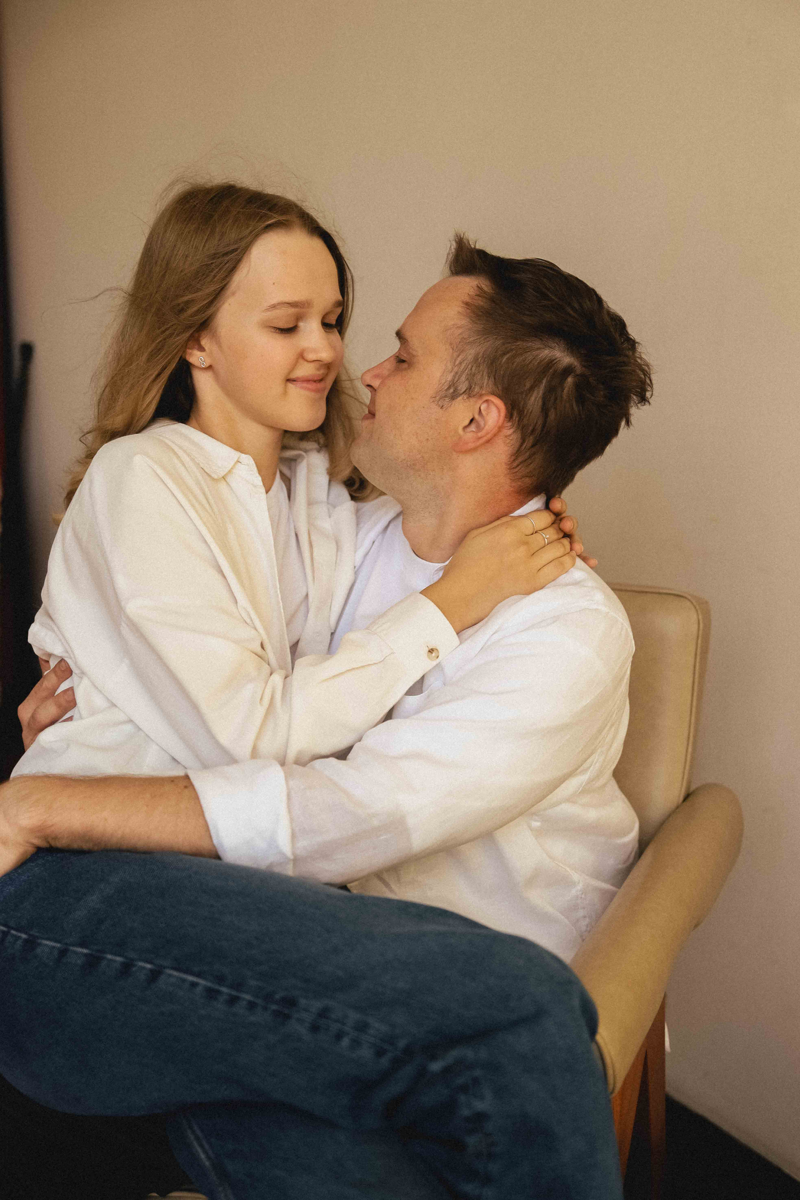 Семья в студии. Семейный фотограф в Москве