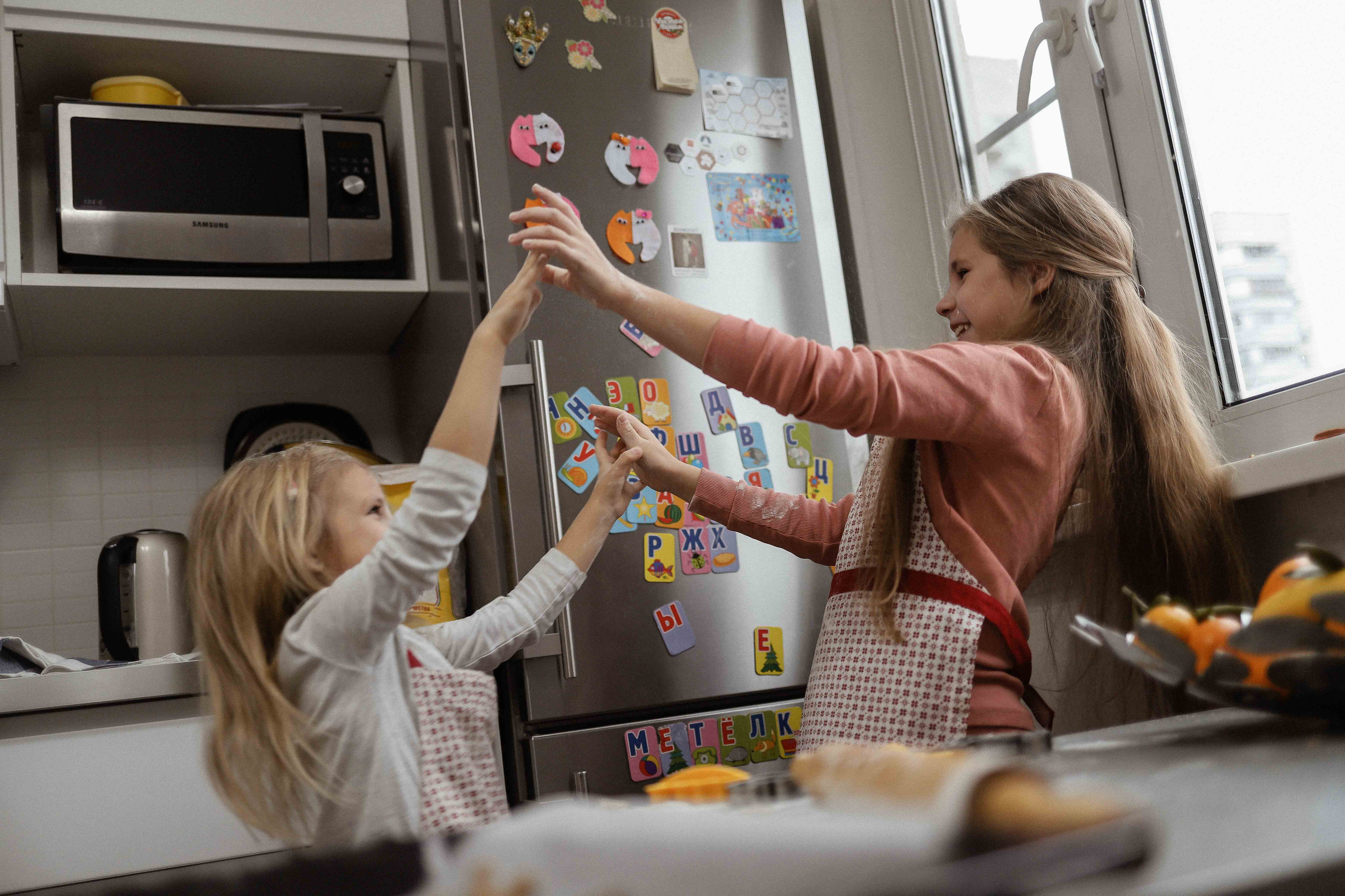Ира, Андрей, Юля, Даша и Миша. Семейный фотограф в Москве