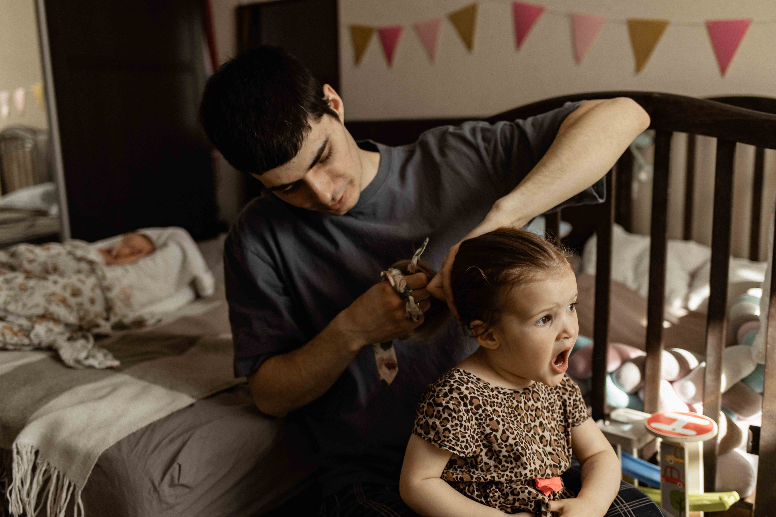 Анастасия, Сергей, Мира и Лиза. Семейный фотограф в Москве