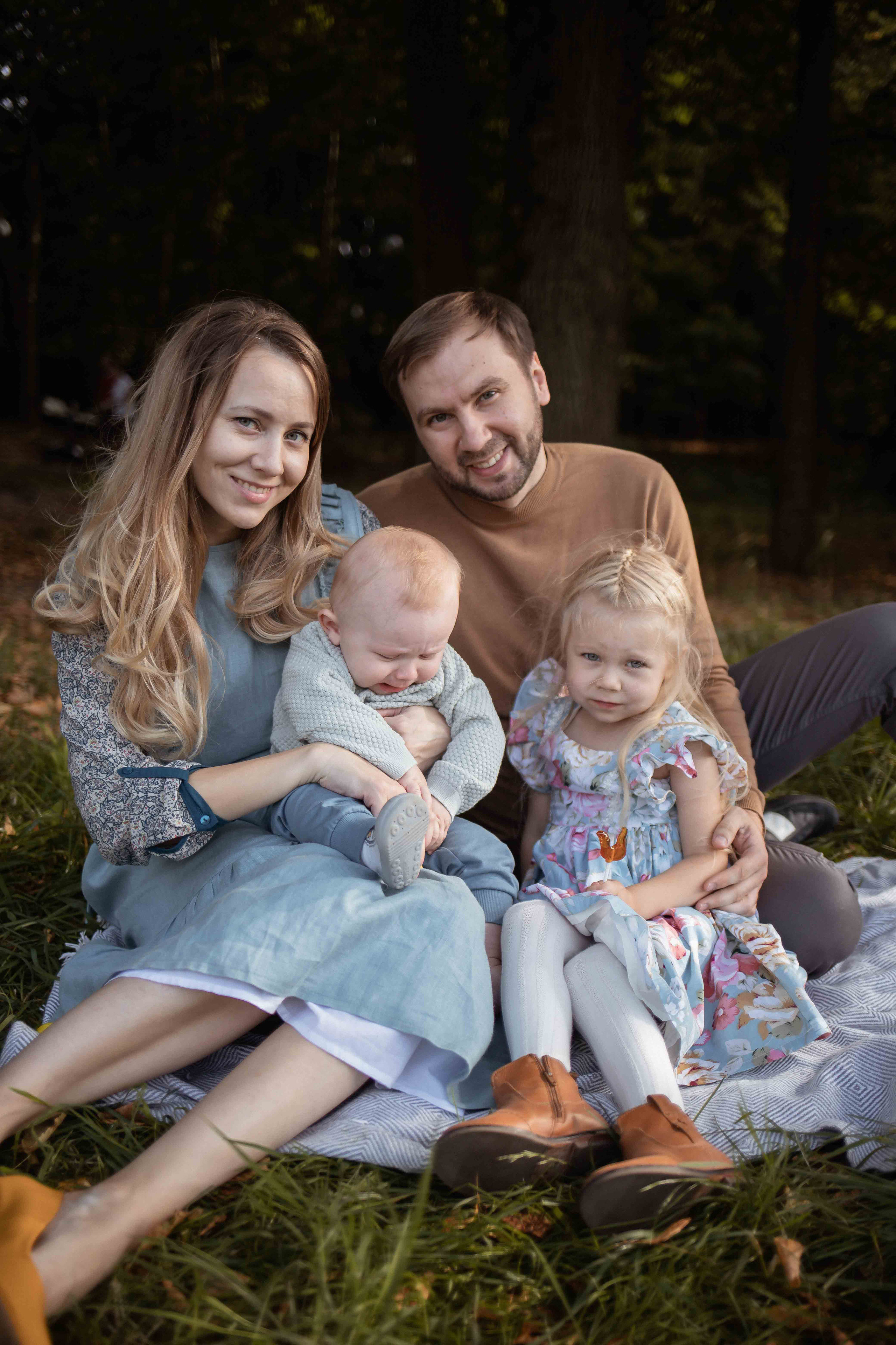 Анна, Костя, Агата и Кристиан. Семейный фотограф в Москве