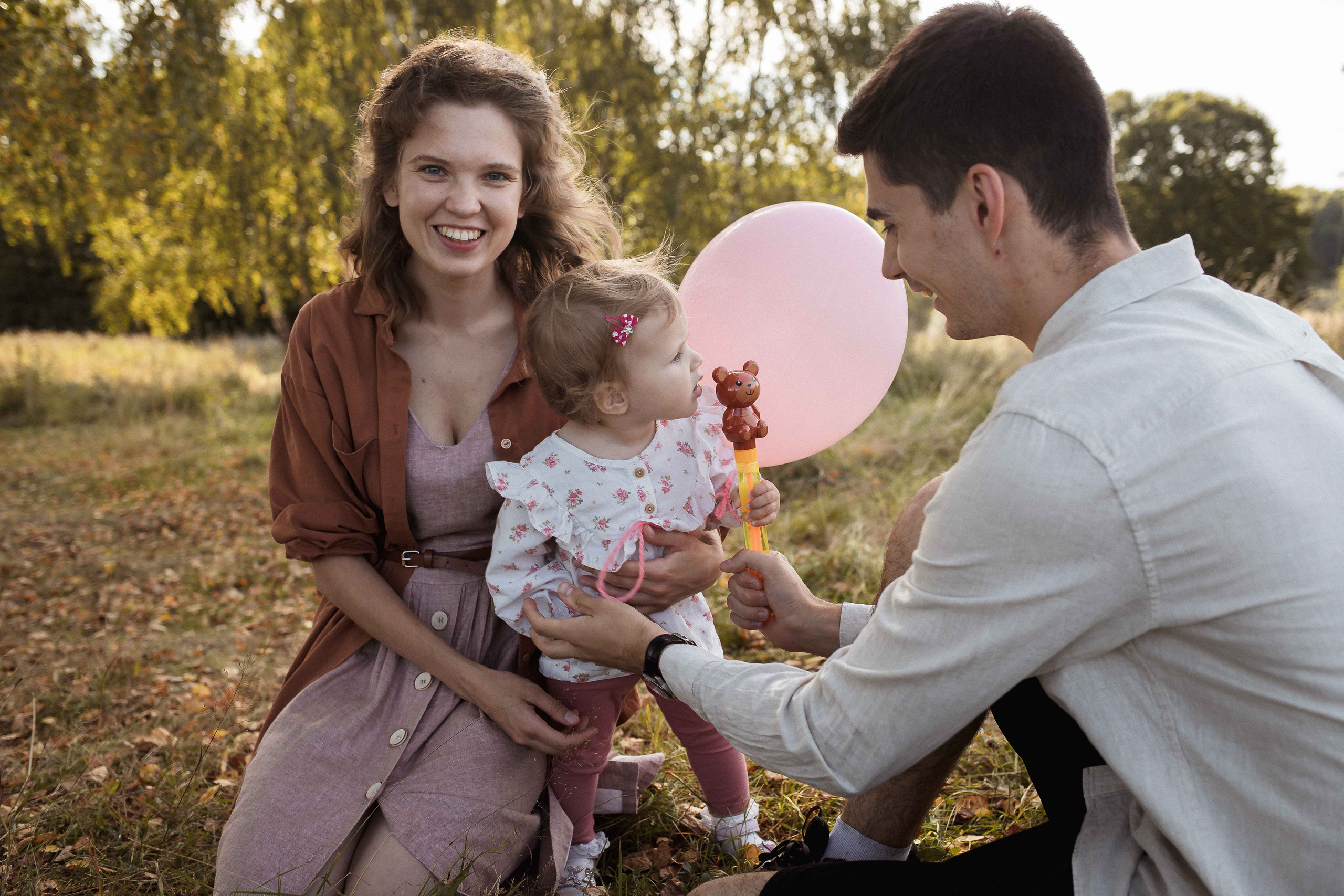 Первый день рождения в формате пикника. Семейный фотограф в Москве