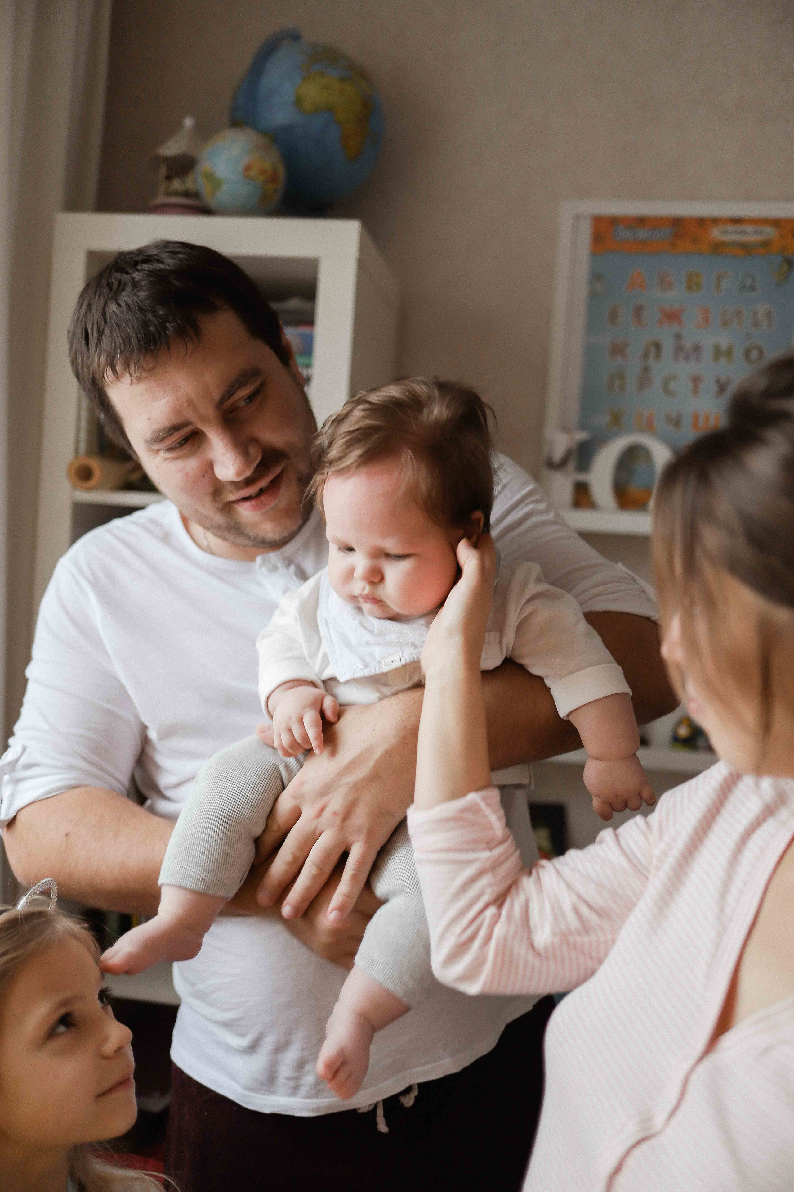 Ира, Андрей, Юля, Даша и Миша. Семейный фотограф в Москве