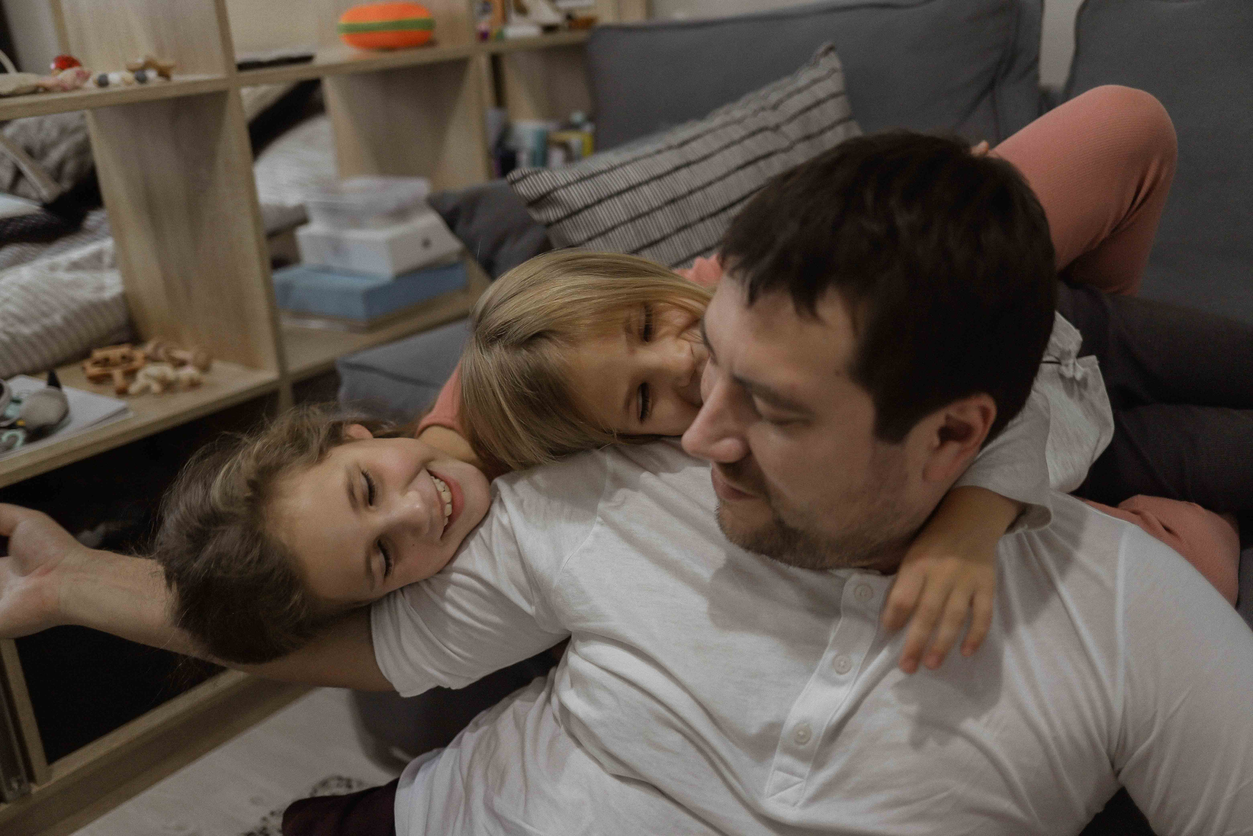 Ира, Андрей, Юля, Даша и Миша. Семейный фотограф в Москве