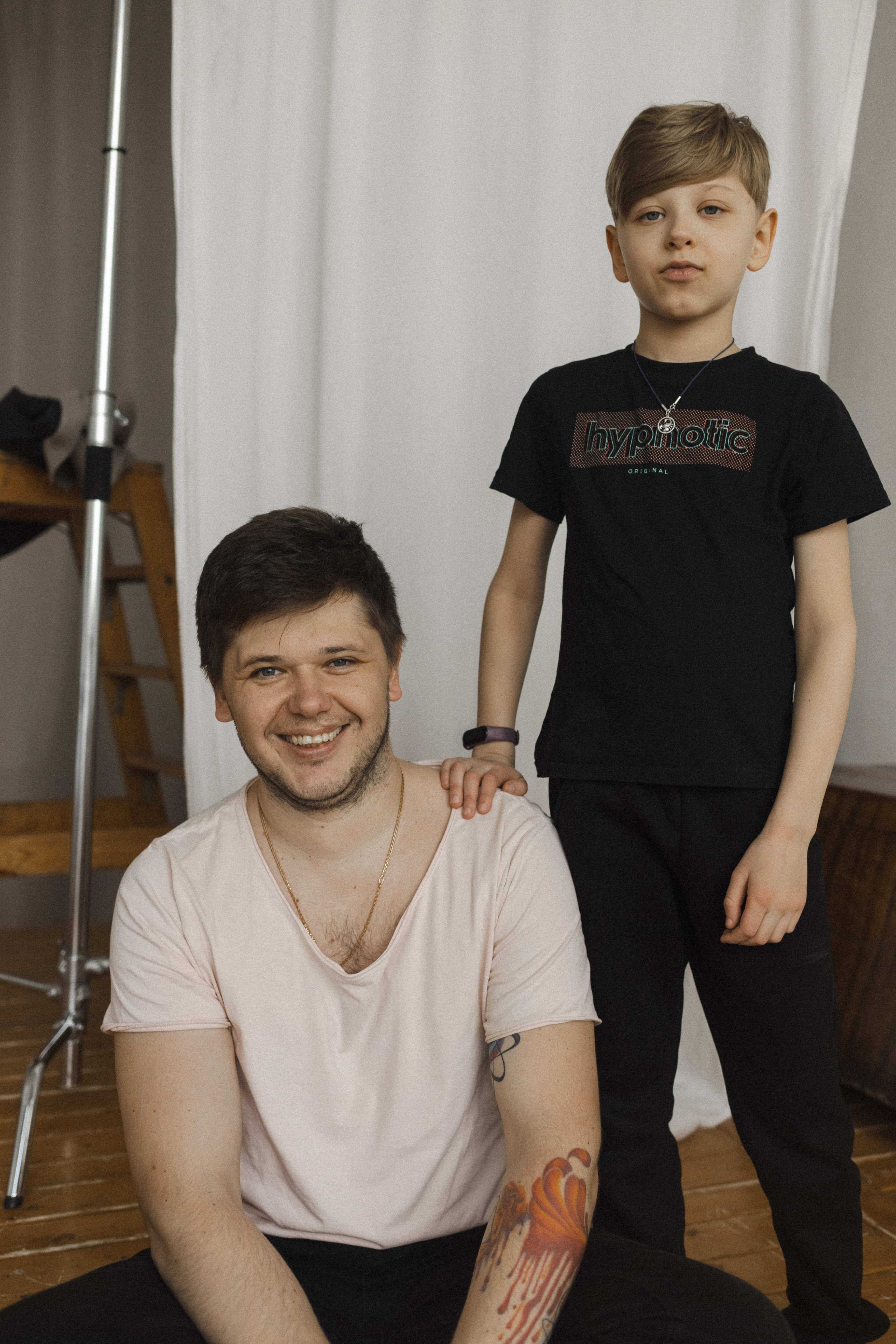 Женя, Паша, Таня и Егор. Семейный фотограф в Москве