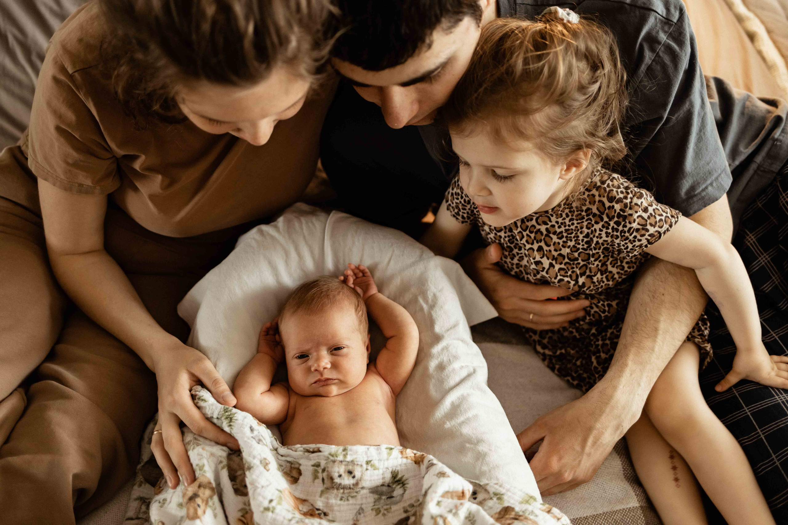 Анастасия, Сергей, Мира и Лиза. Семейный фотограф в Москве