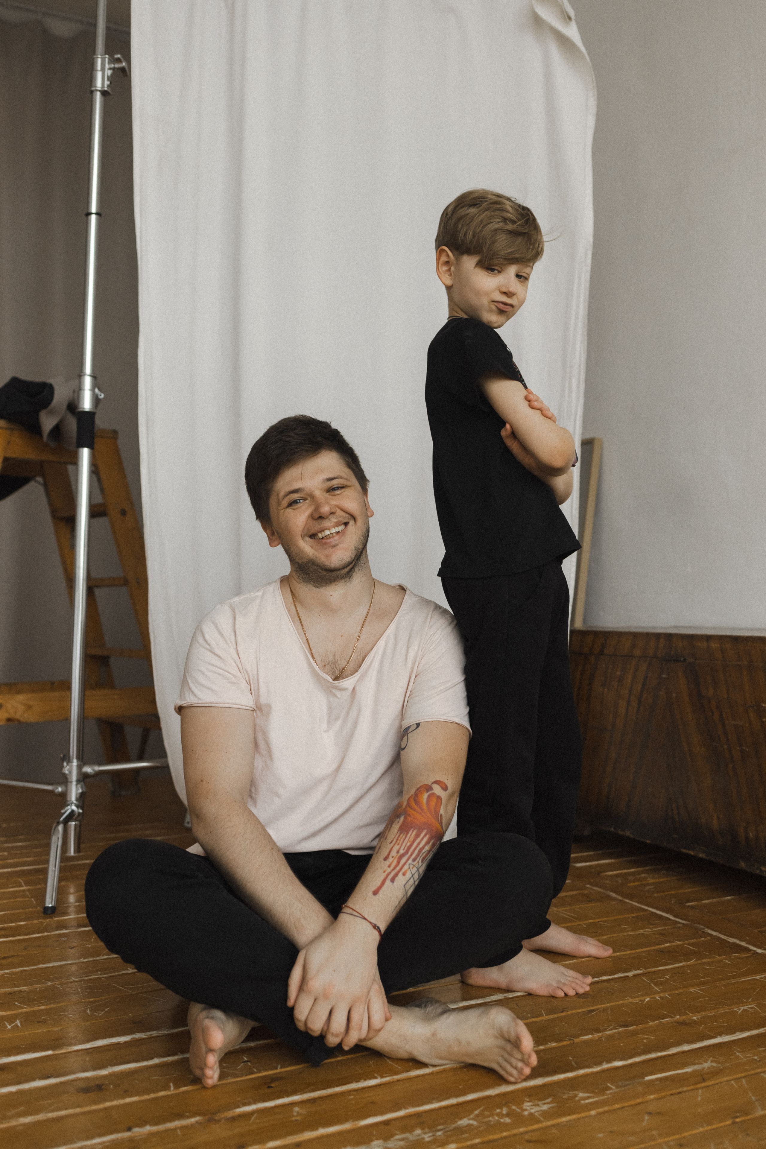 Женя, Паша, Таня и Егор. Семейный фотограф в Москве