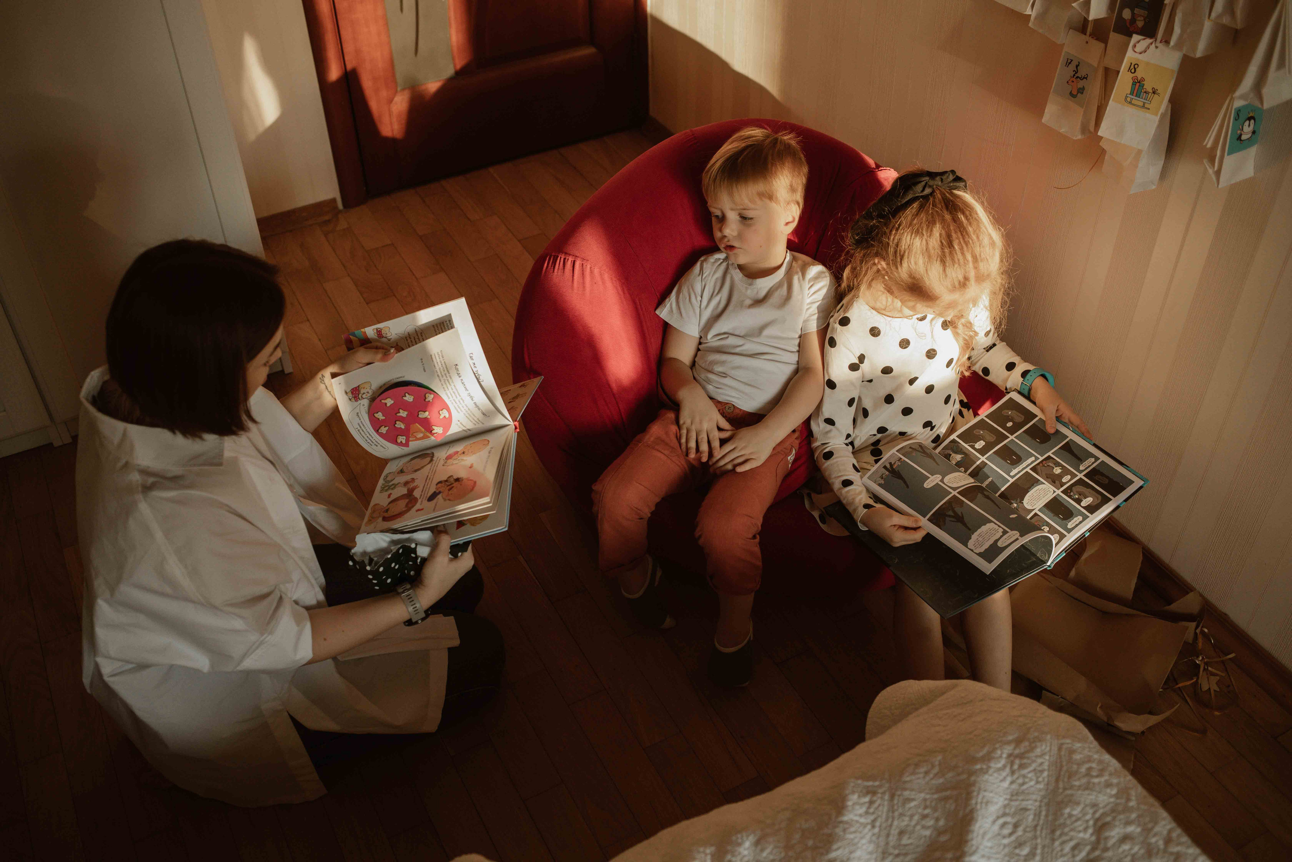 Ася, Рома, Злата и Матвей. Семейный фотограф в Москве