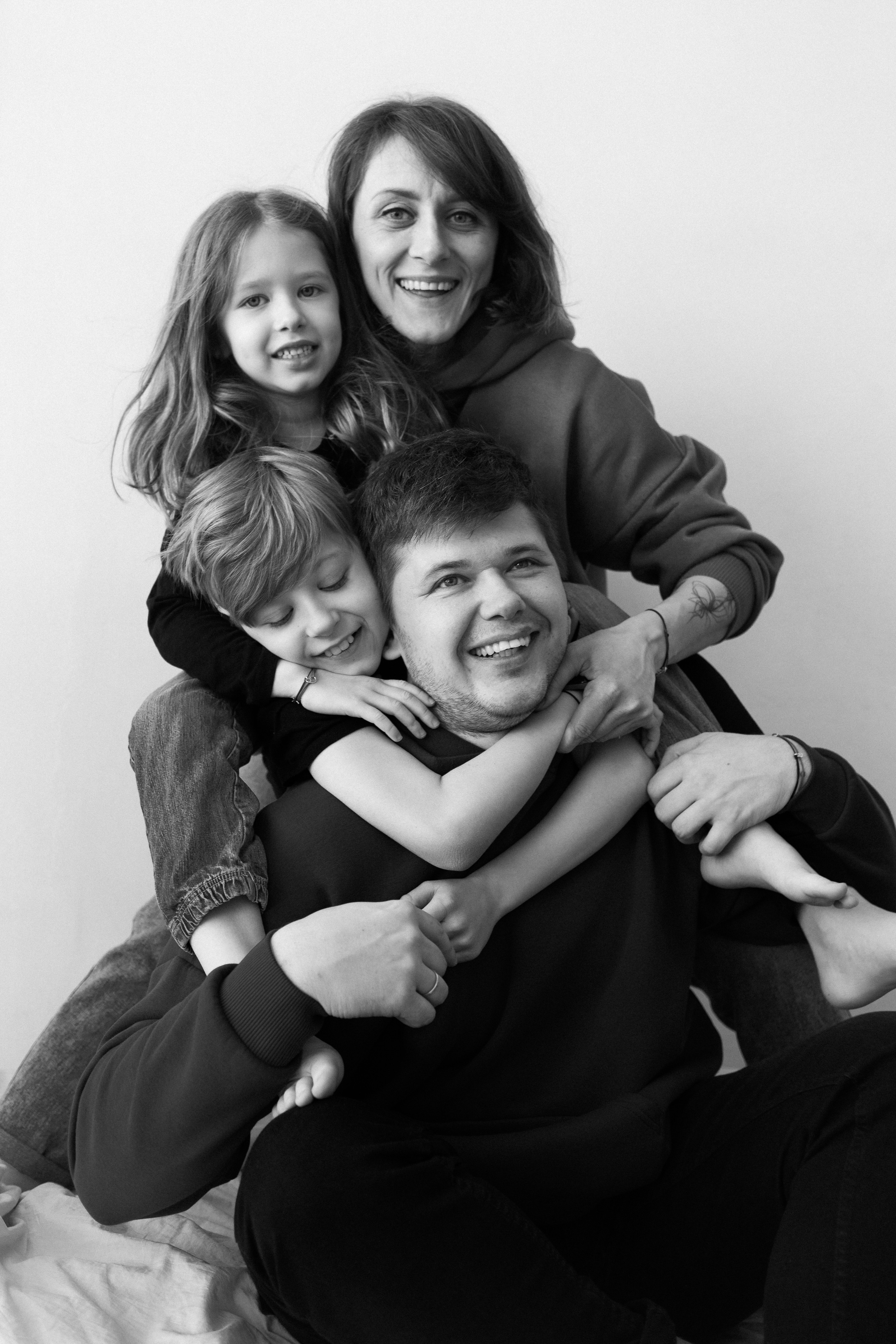 Женя, Паша, Таня и Егор. Семейный фотограф в Москве