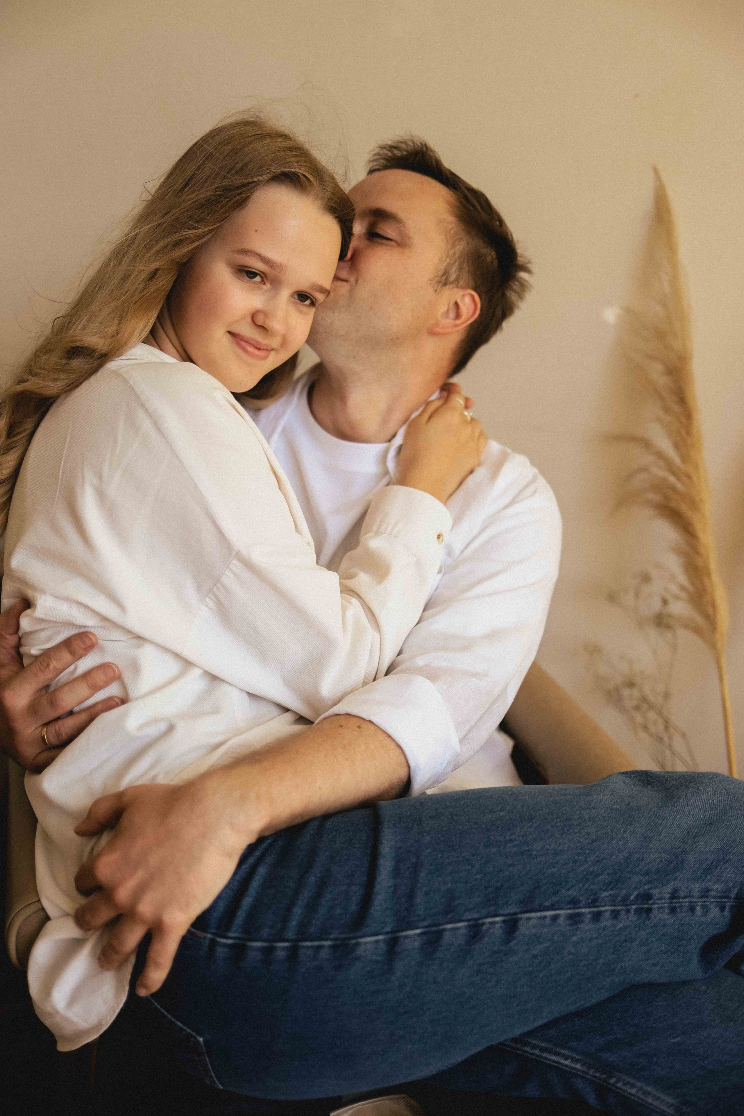 Семья в студии. Семейный фотограф в Москве