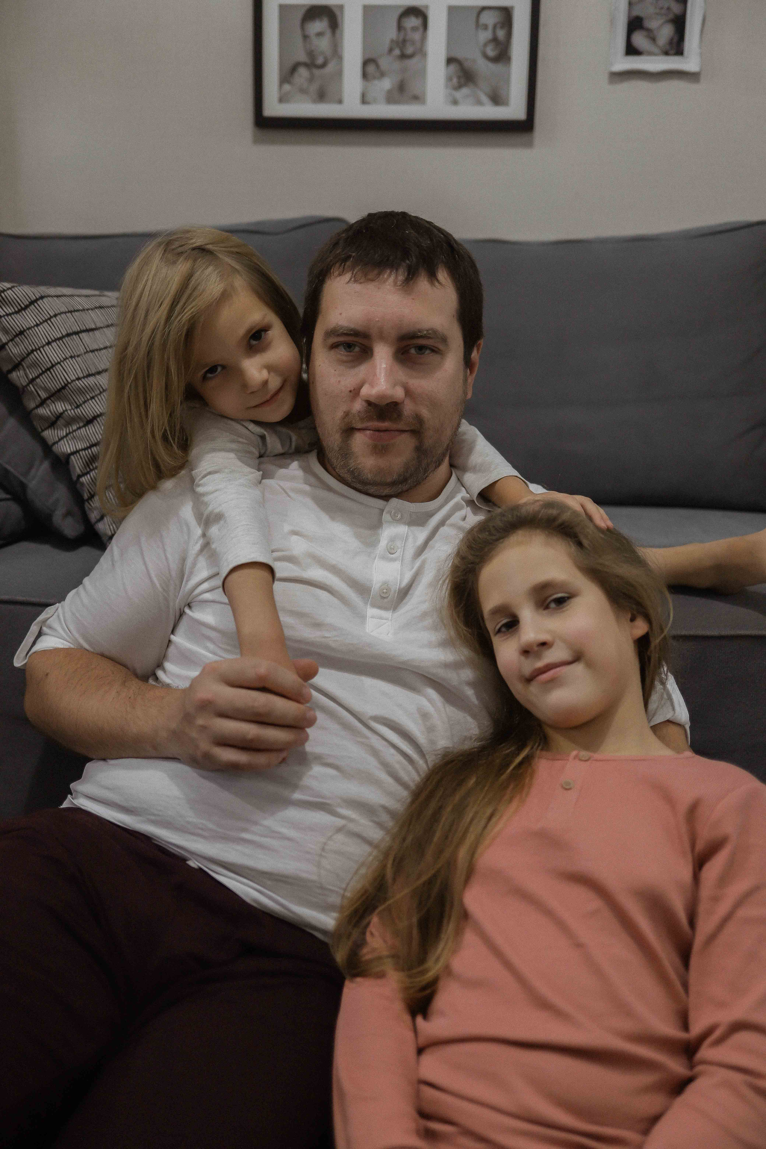 Ира, Андрей, Юля, Даша и Миша. Семейный фотограф в Москве