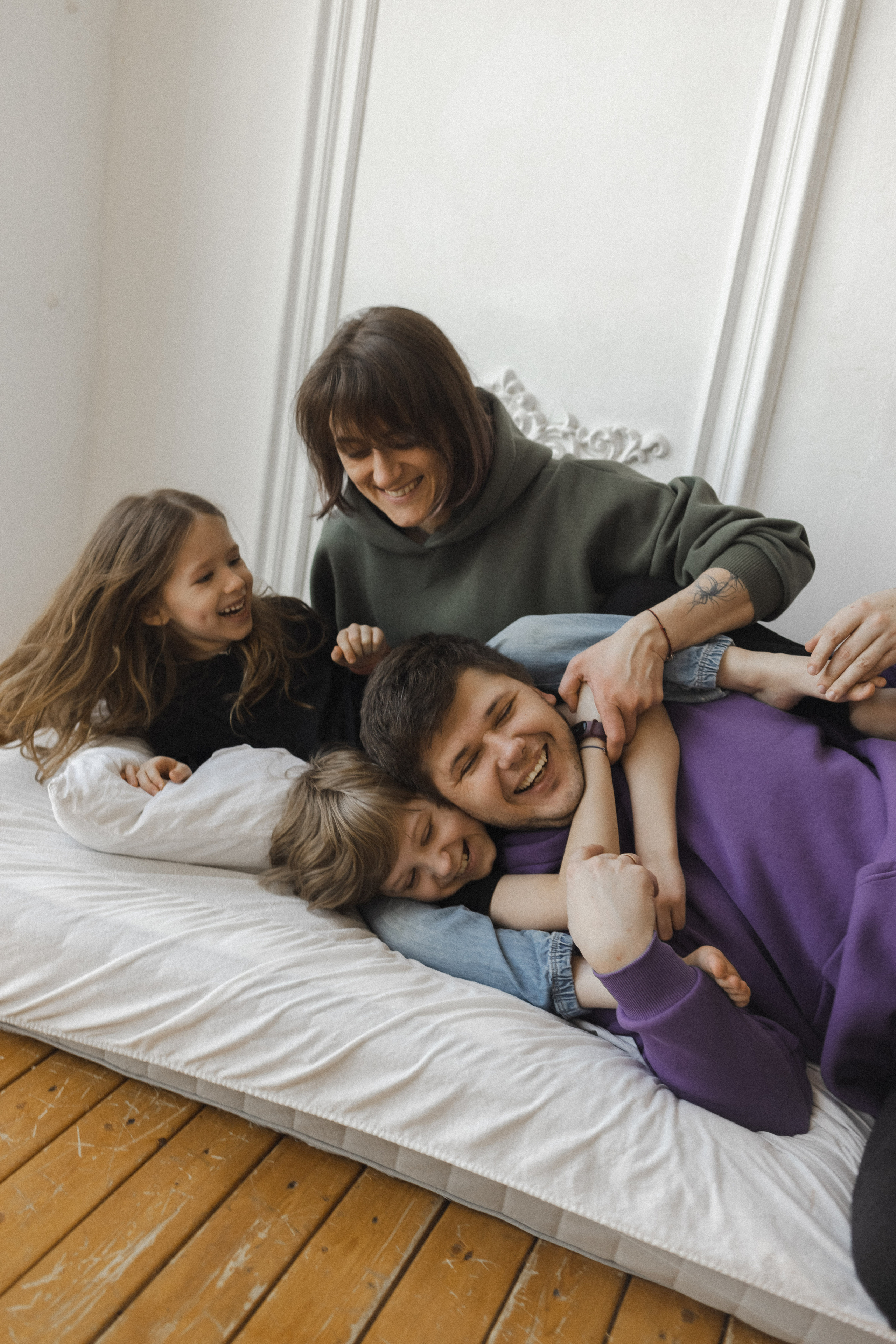 Женя, Паша, Таня и Егор. Семейный фотограф в Москве