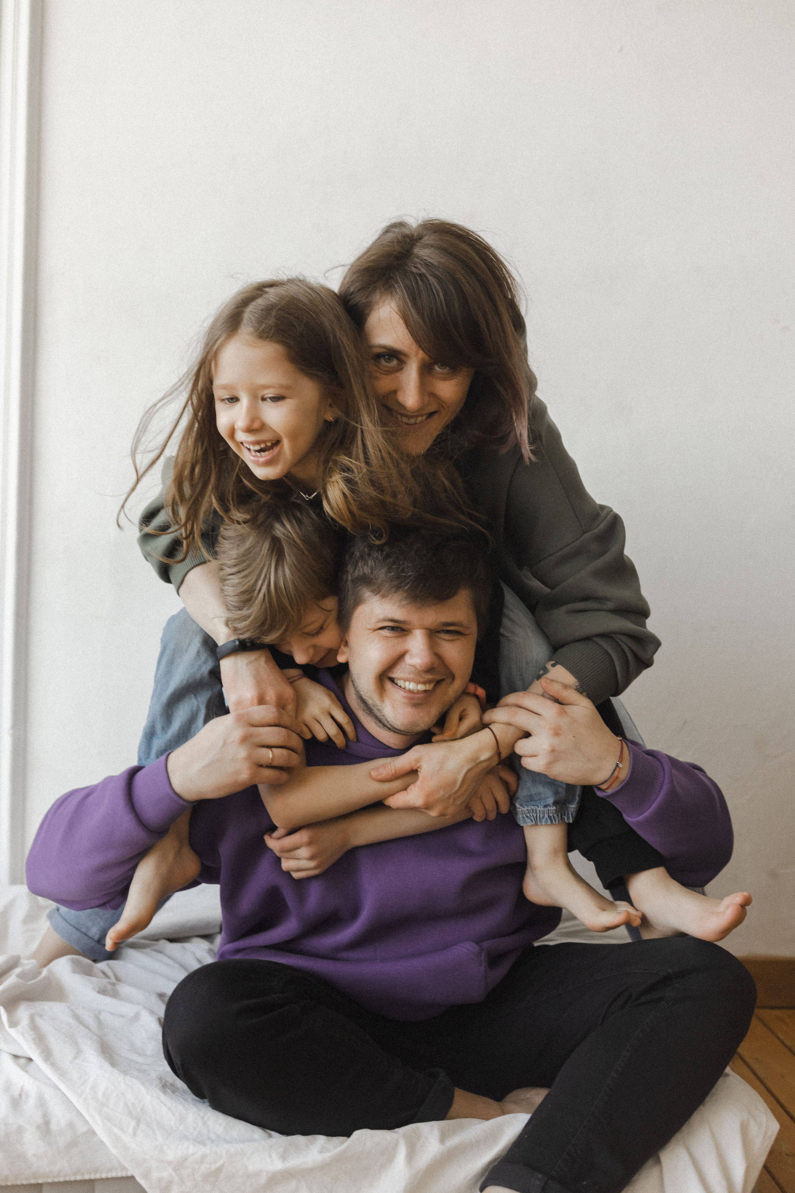 Женя, Паша, Таня и Егор. Семейный фотограф в Москве