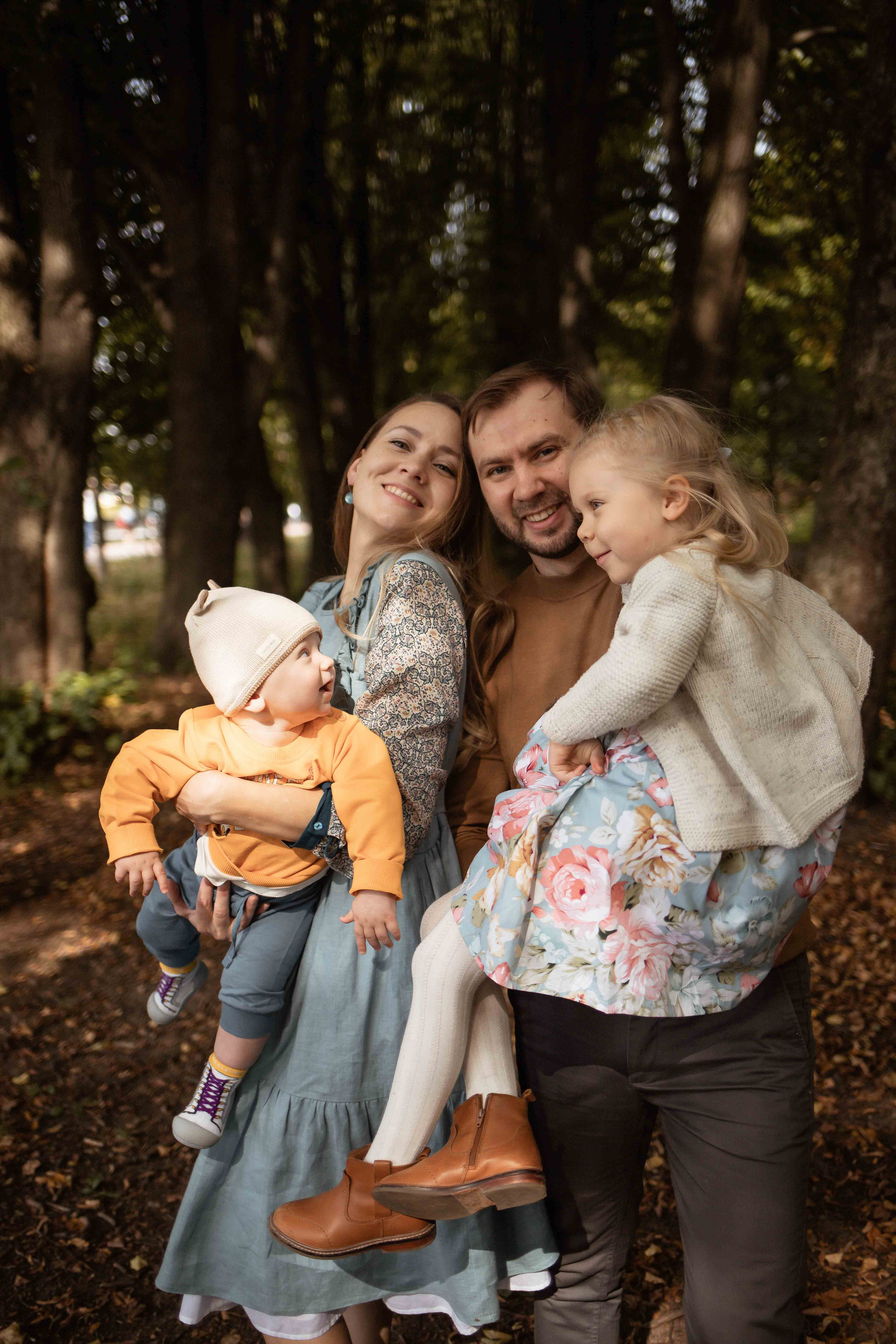 Анна, Костя, Агата и Кристиан. Семейный фотограф в Москве