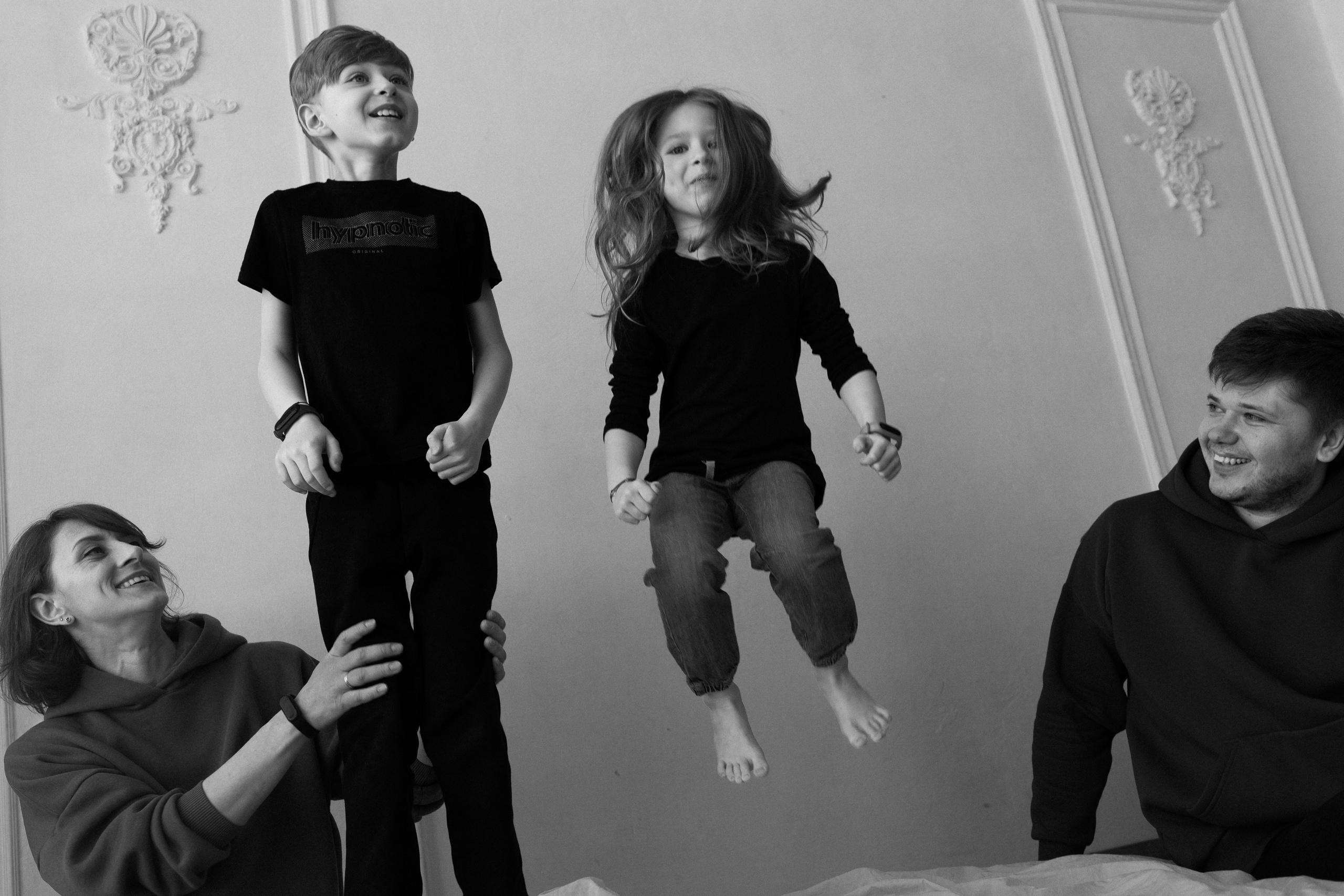 Женя, Паша, Таня и Егор. Семейный фотограф в Москве