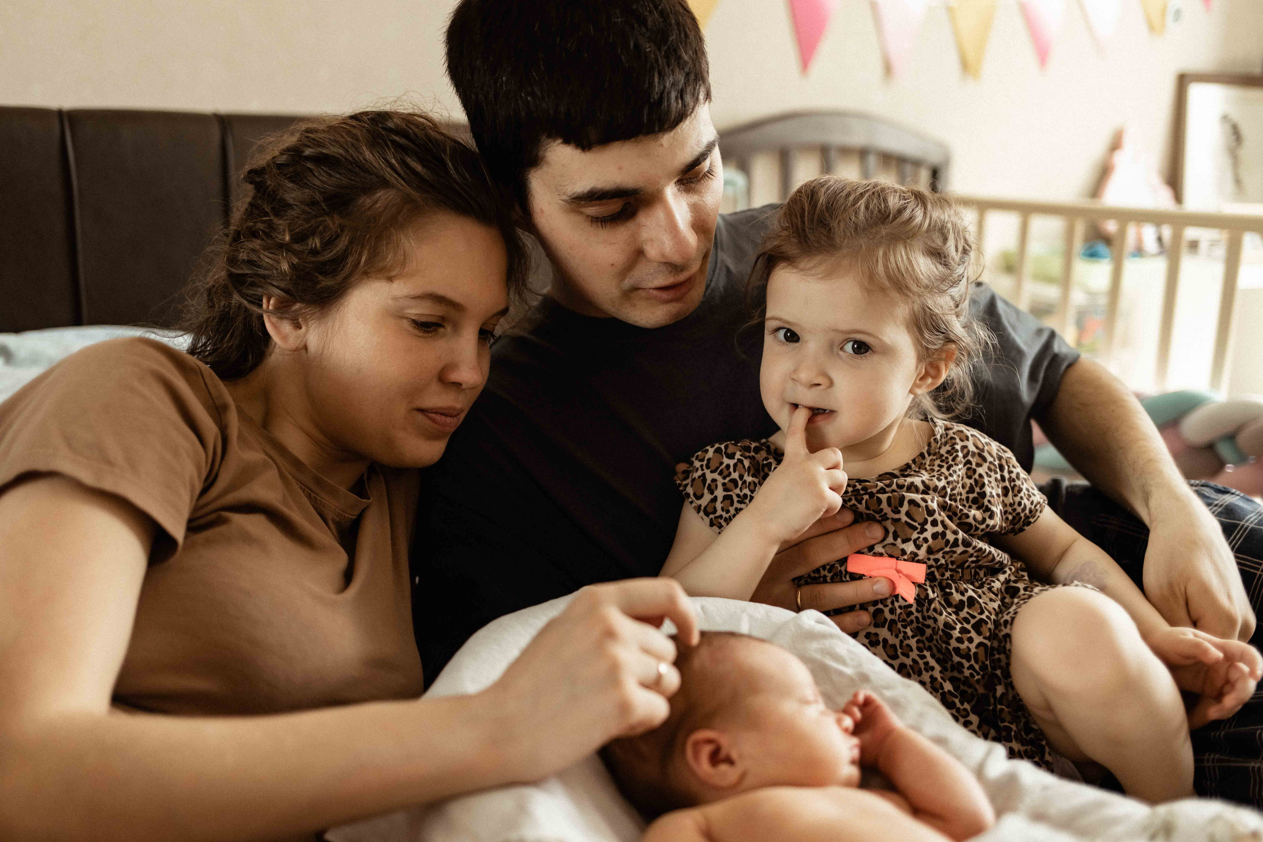 Анастасия, Сергей, Мира и Лиза. Семейный фотограф в Москве