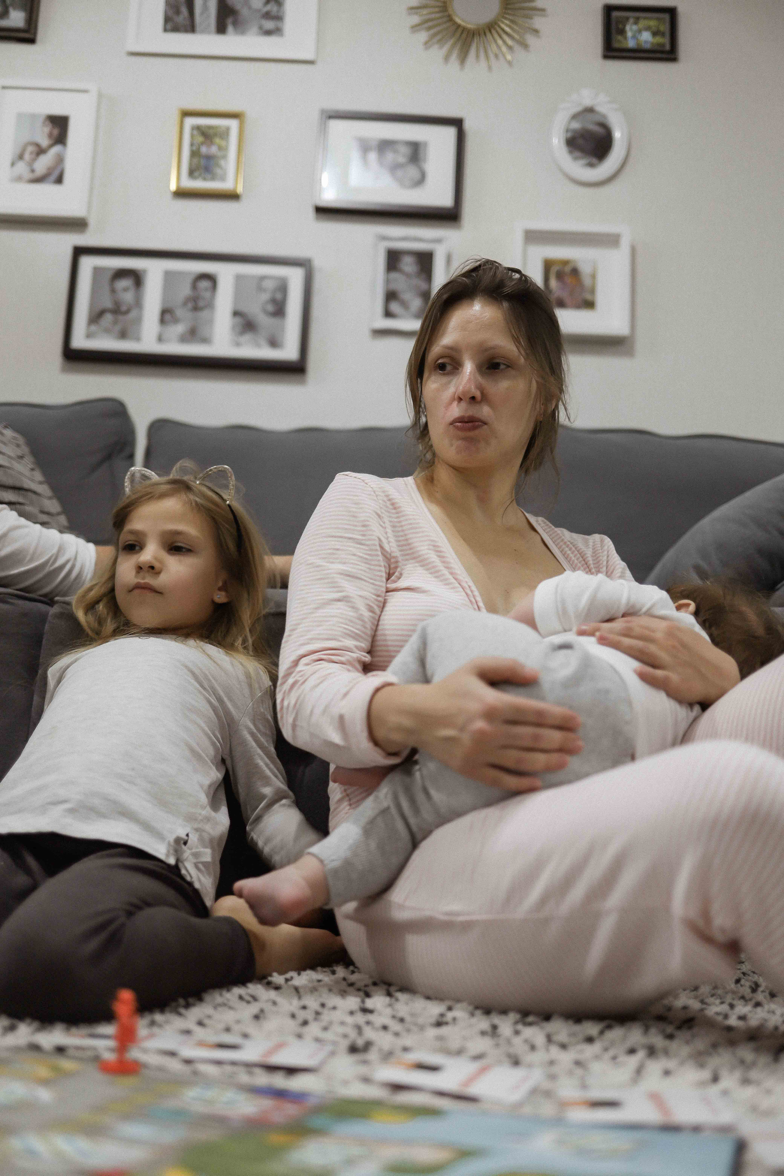 Ира, Андрей, Юля, Даша и Миша. Семейный фотограф в Москве