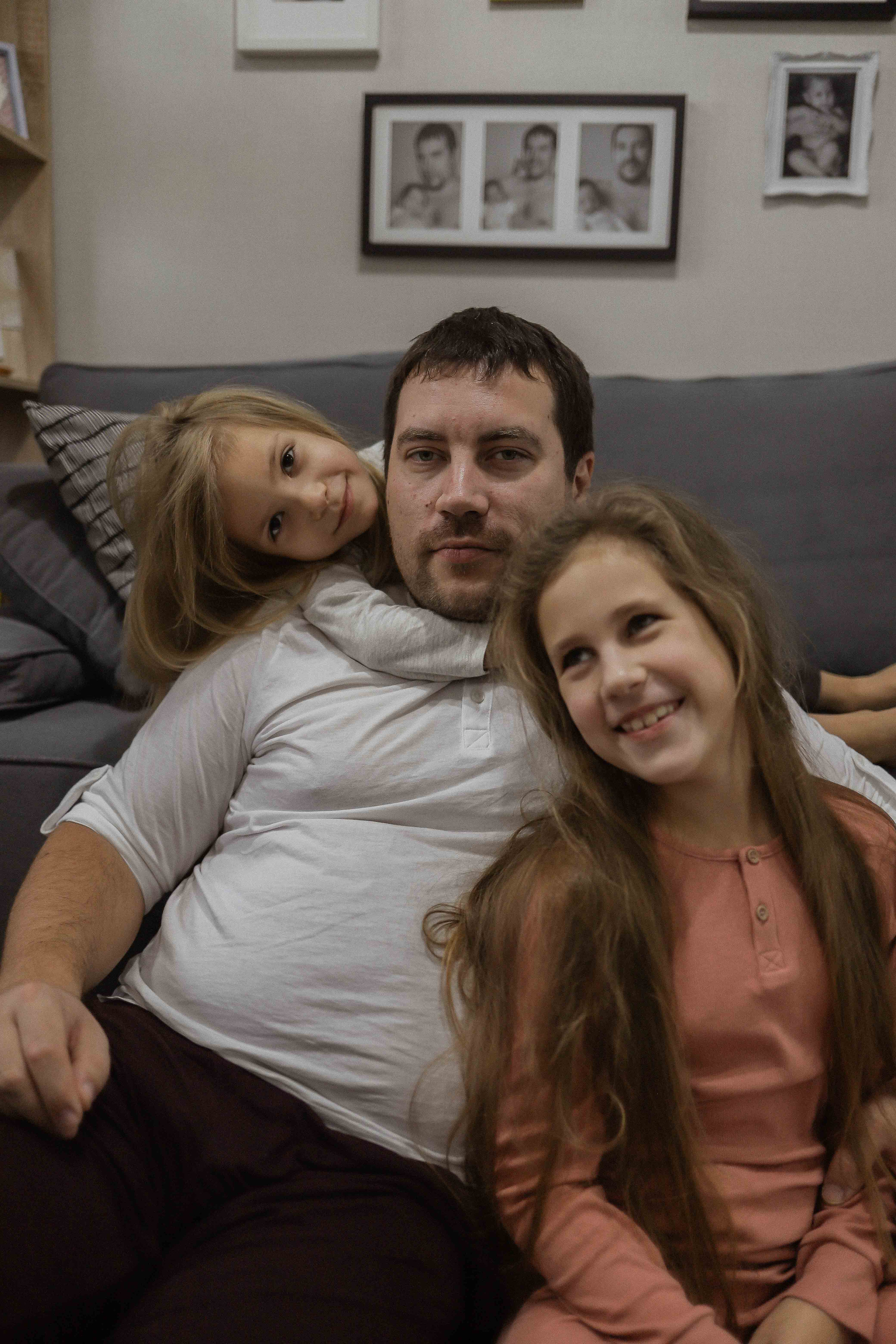 Ира, Андрей, Юля, Даша и Миша. Семейный фотограф в Москве