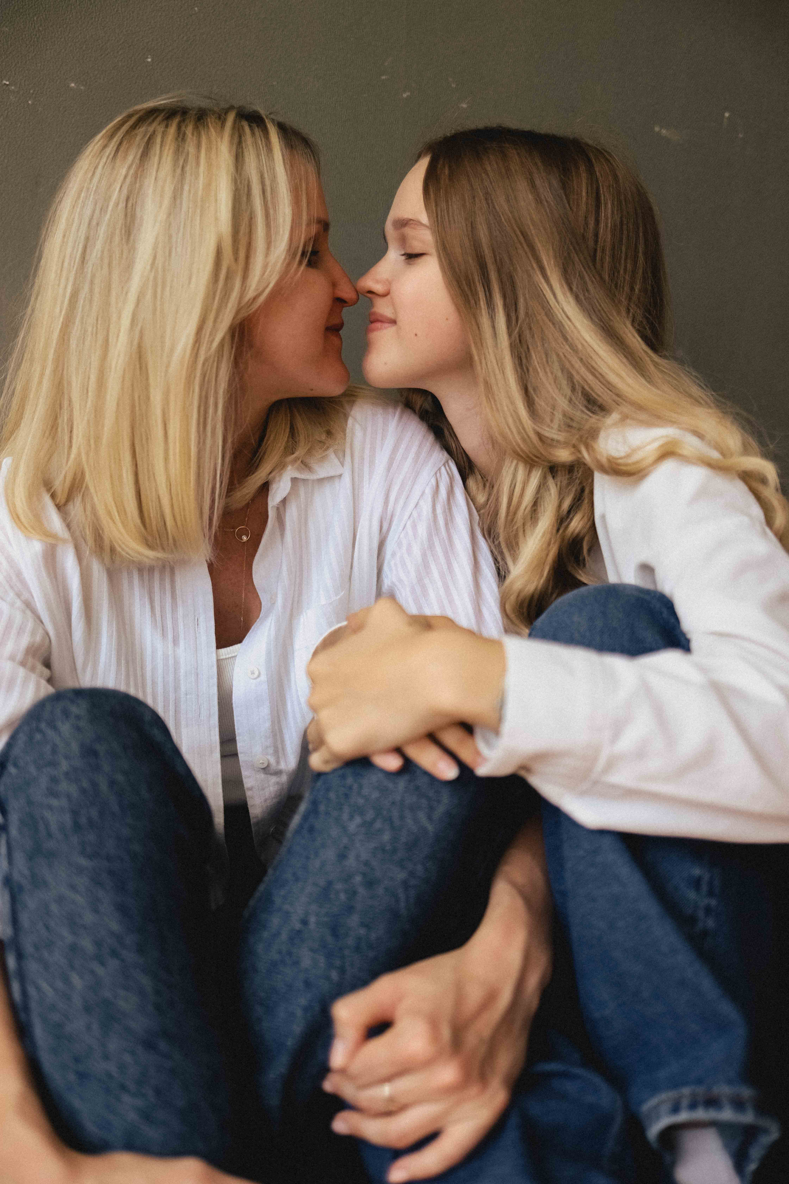 Семья в студии. Семейный фотограф в Москве