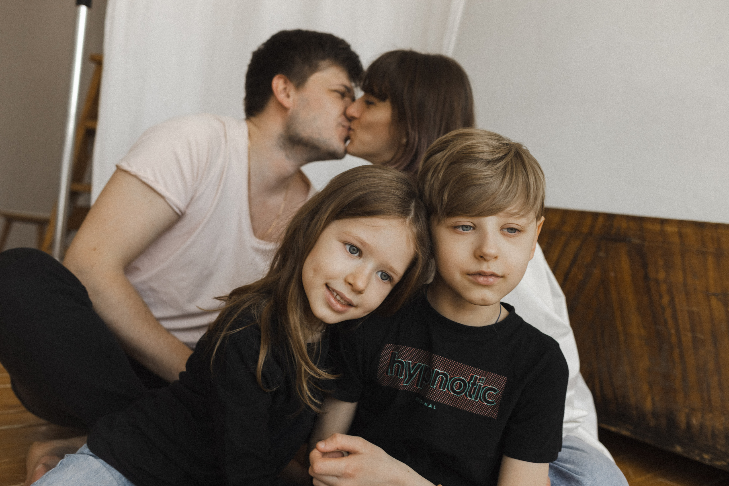 Женя, Паша, Таня и Егор. Семейный фотограф в Москве