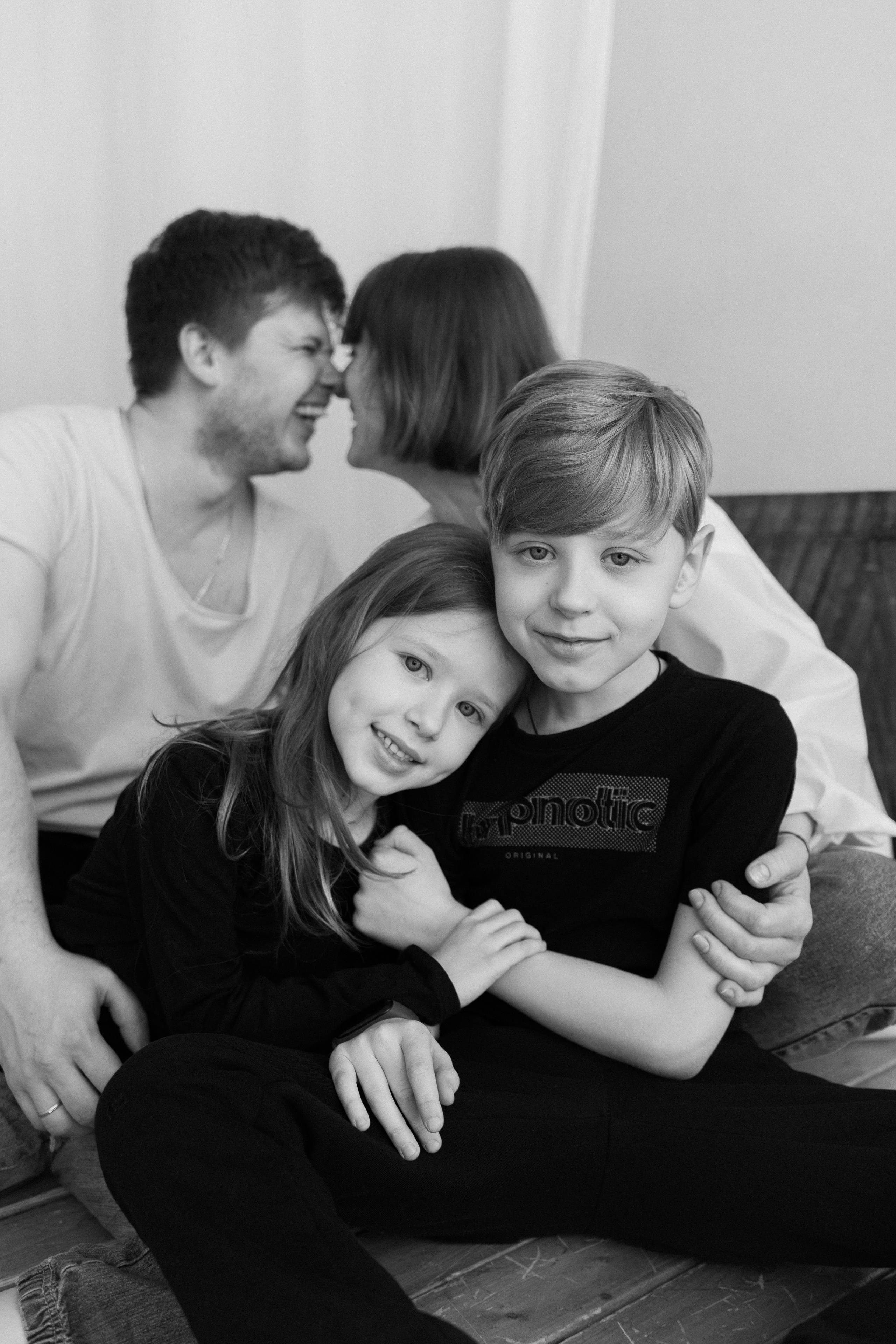 Женя, Паша, Таня и Егор. Семейный фотограф в Москве