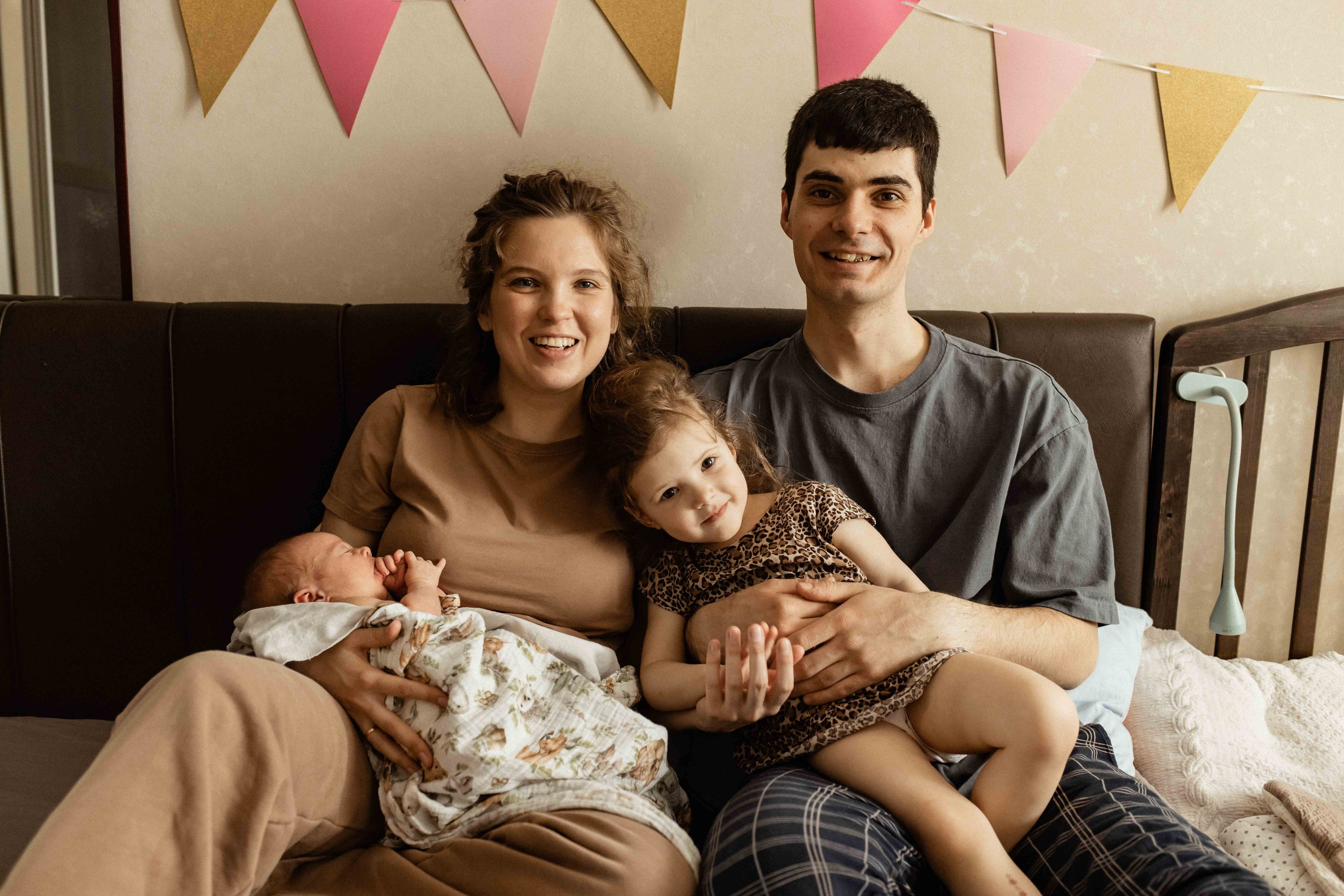 Анастасия, Сергей, Мира и Лиза. Семейный фотограф в Москве