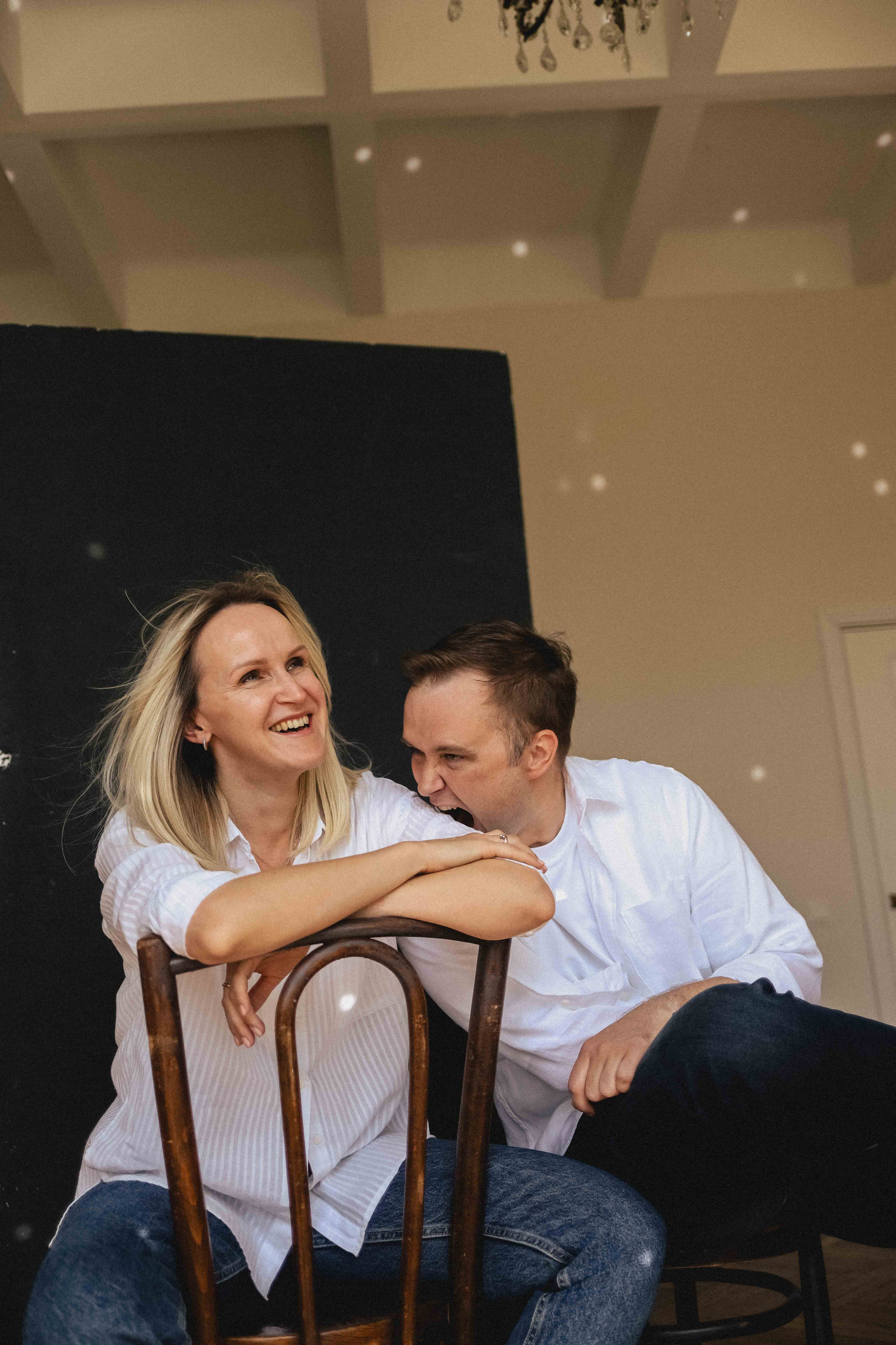 Семья в студии. Семейный фотограф в Москве