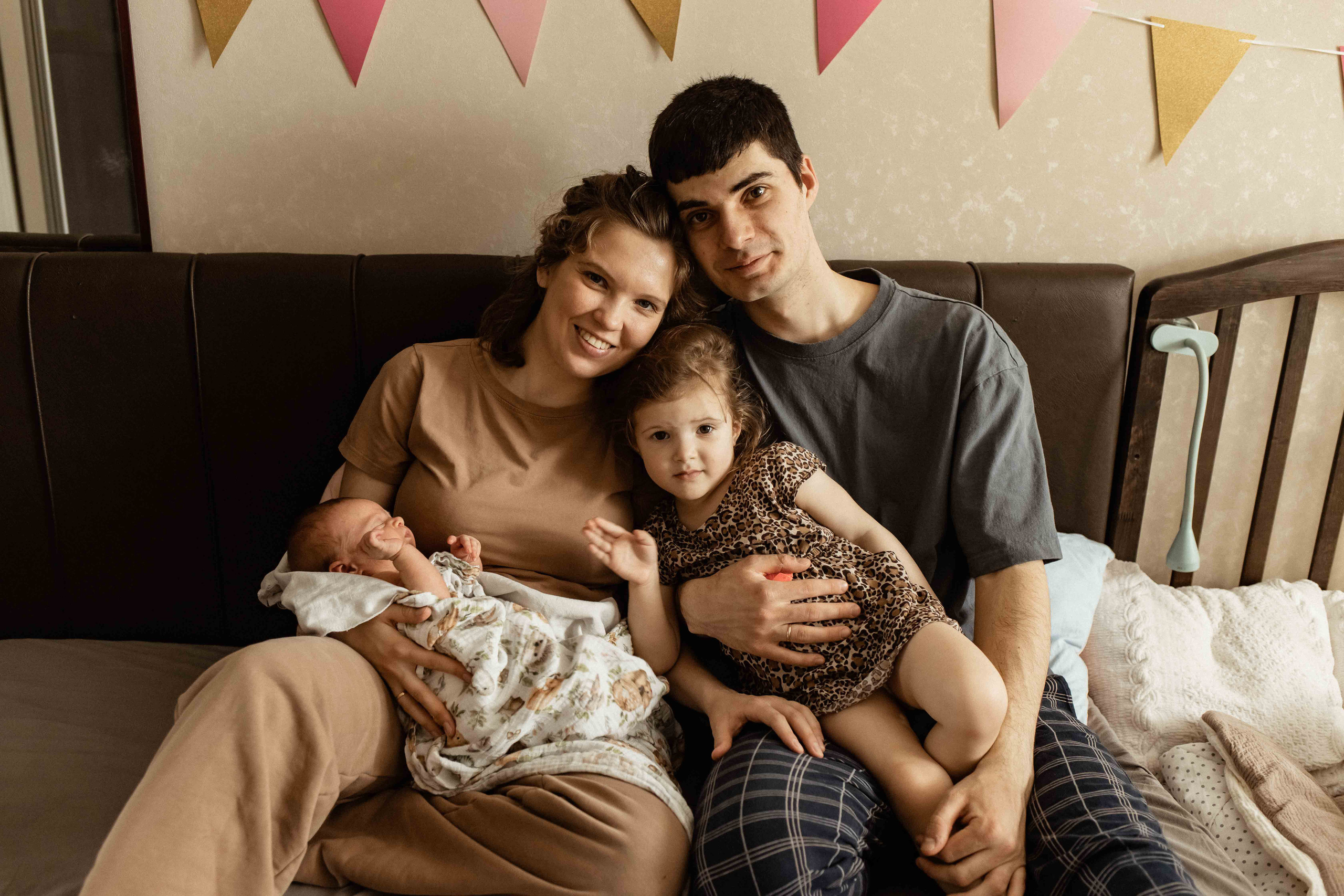 Анастасия, Сергей, Мира и Лиза. Семейный фотограф в Москве