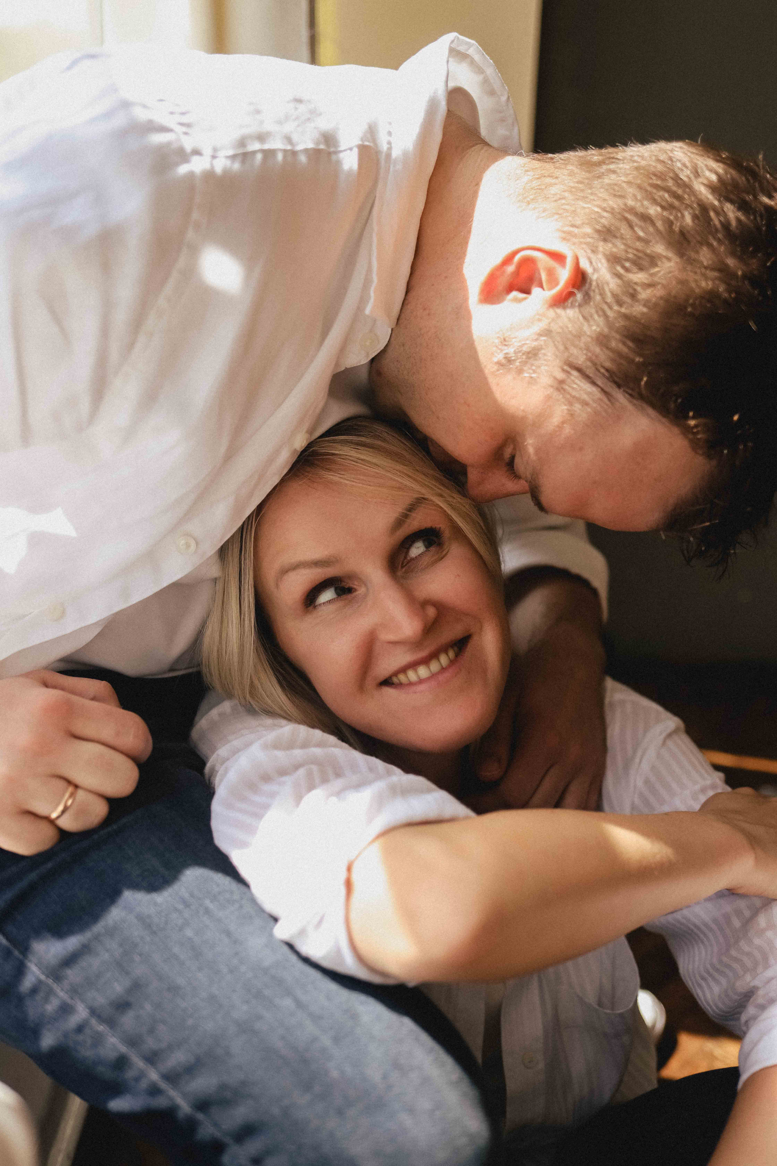 Семья в студии. Семейный фотограф в Москве