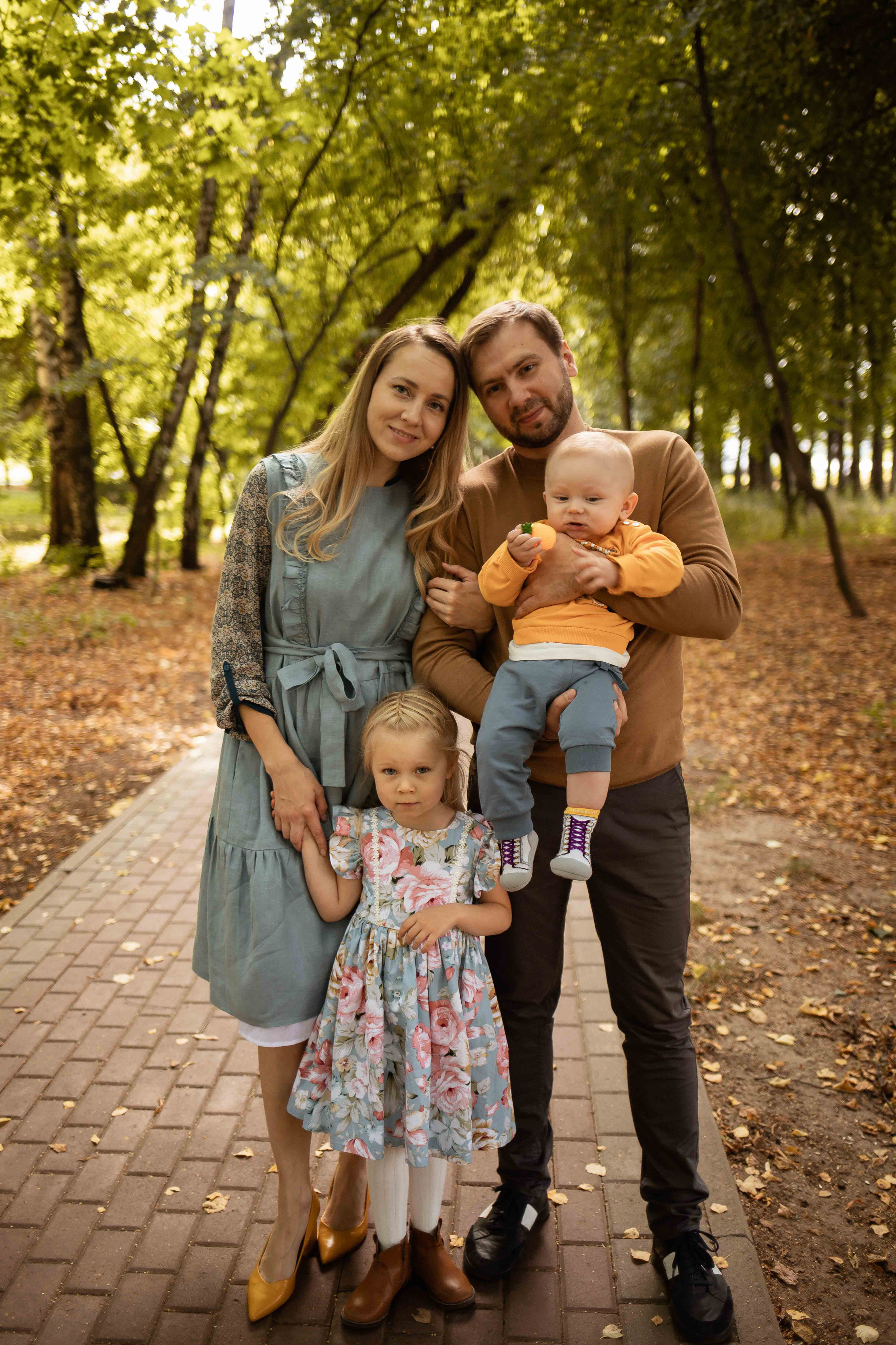 Анна, Костя, Агата и Кристиан. Семейный фотограф в Москве