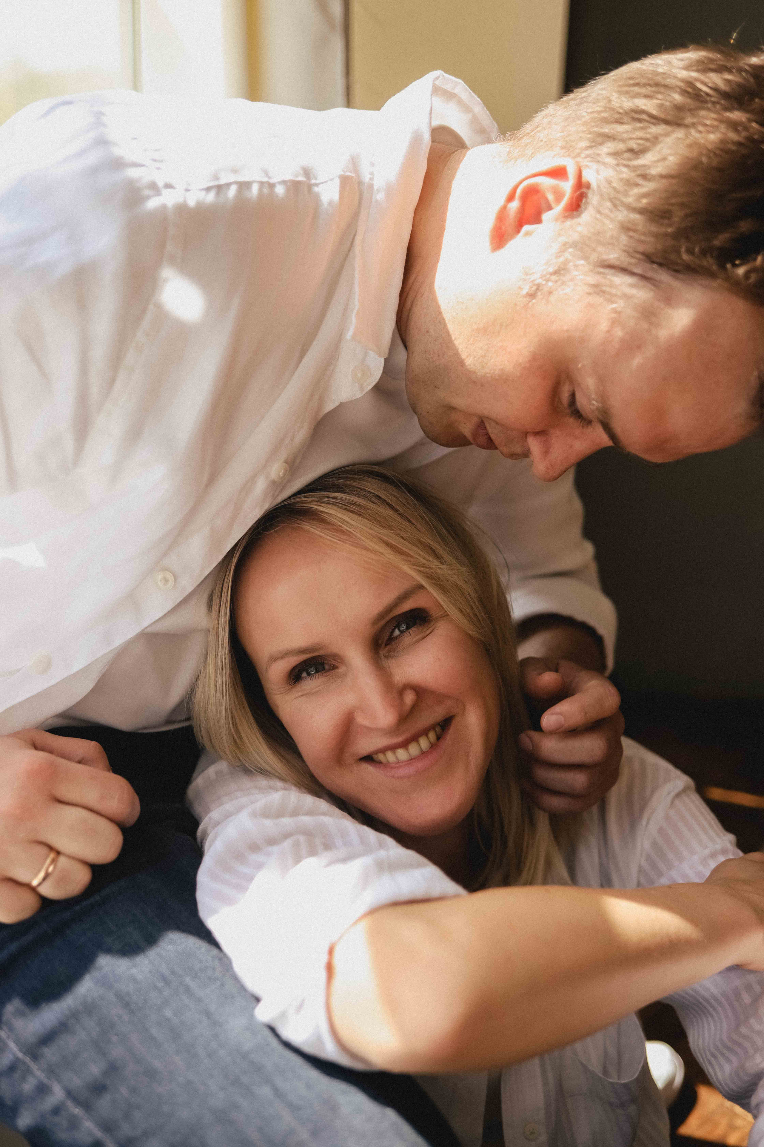 Семья в студии. Семейный фотограф в Москве