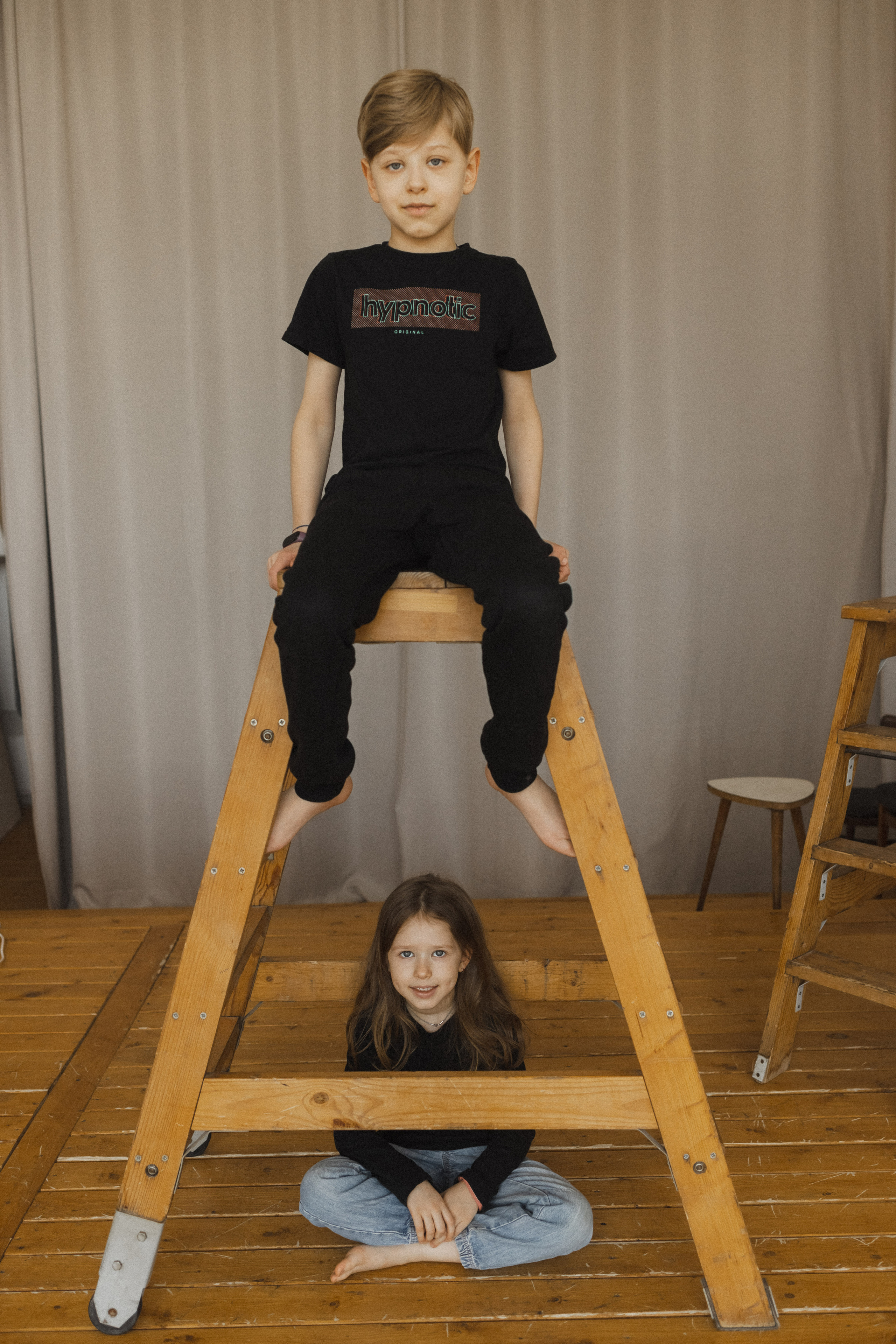 Женя, Паша, Таня и Егор. Семейный фотограф в Москве