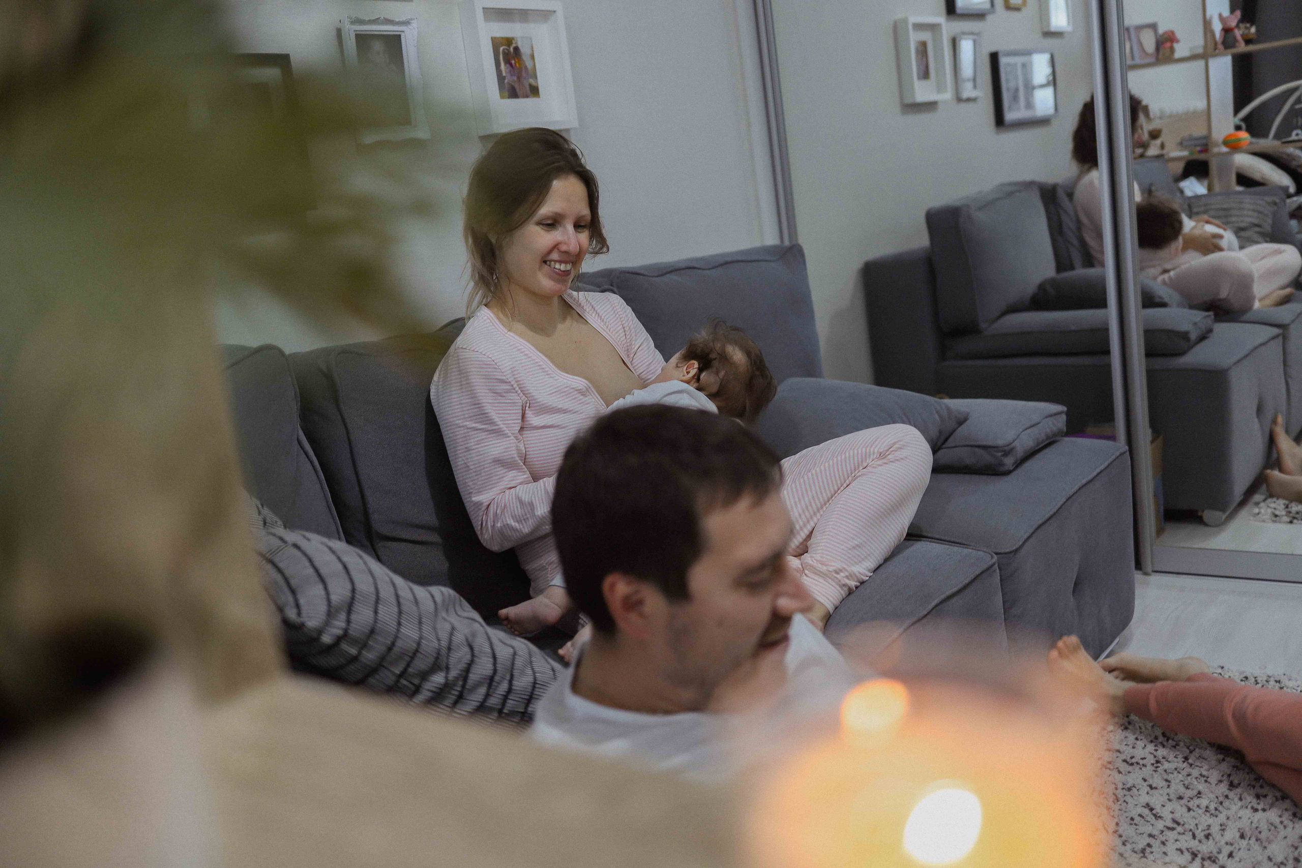 Ира, Андрей, Юля, Даша и Миша. Семейный фотограф в Москве