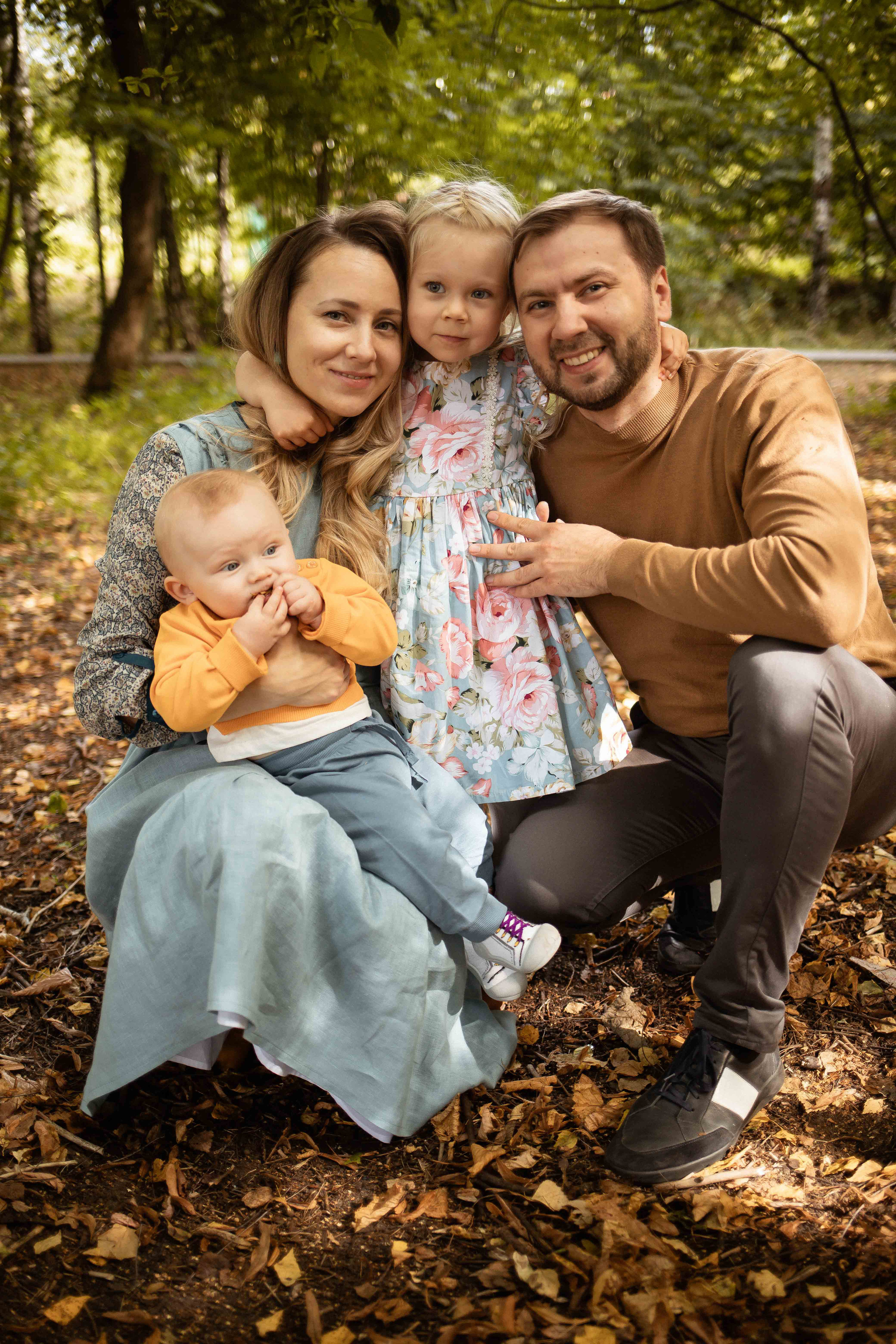Анна, Костя, Агата и Кристиан. Семейный фотограф в Москве