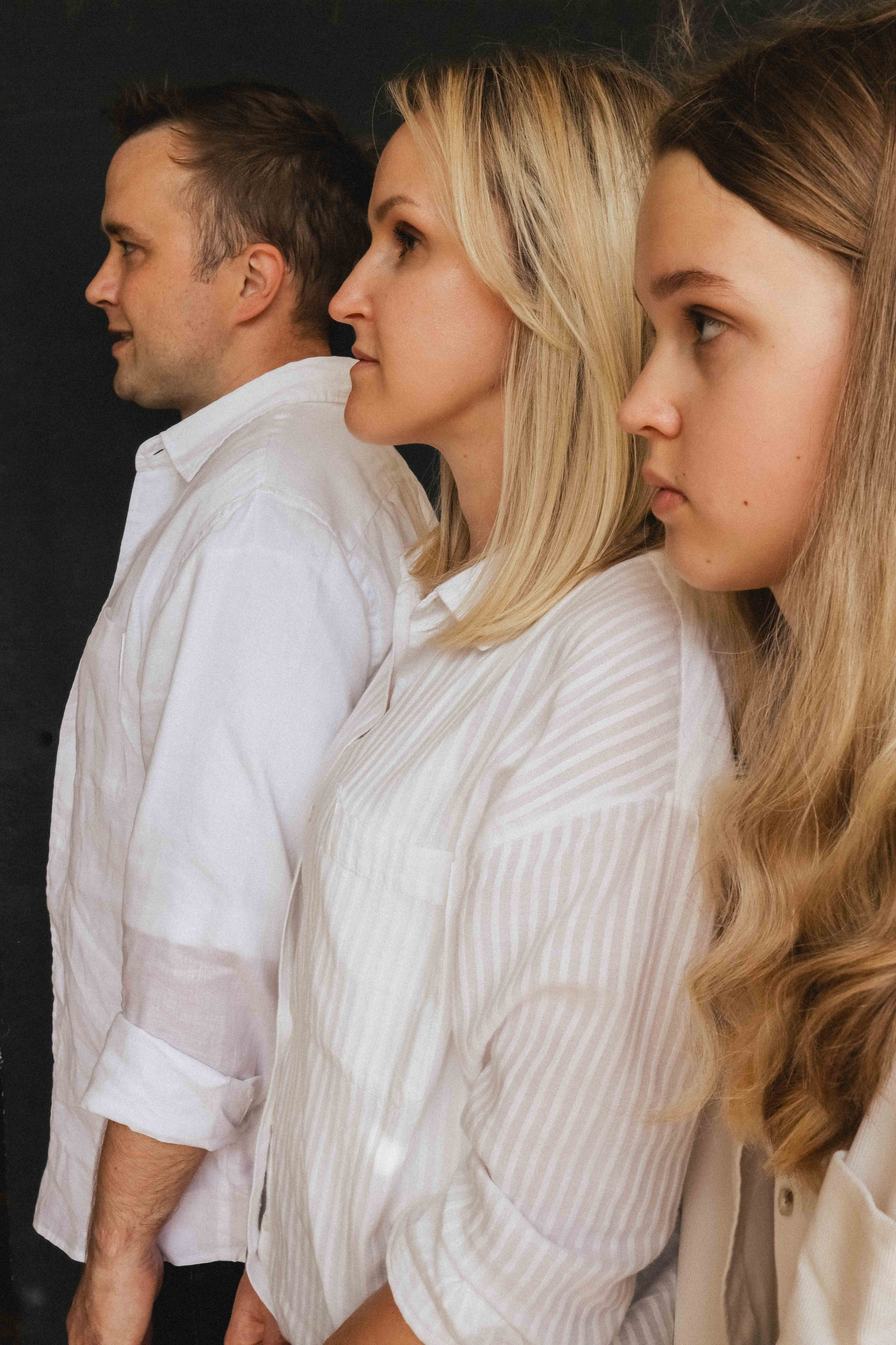 Семья в студии. Семейный фотограф в Москве