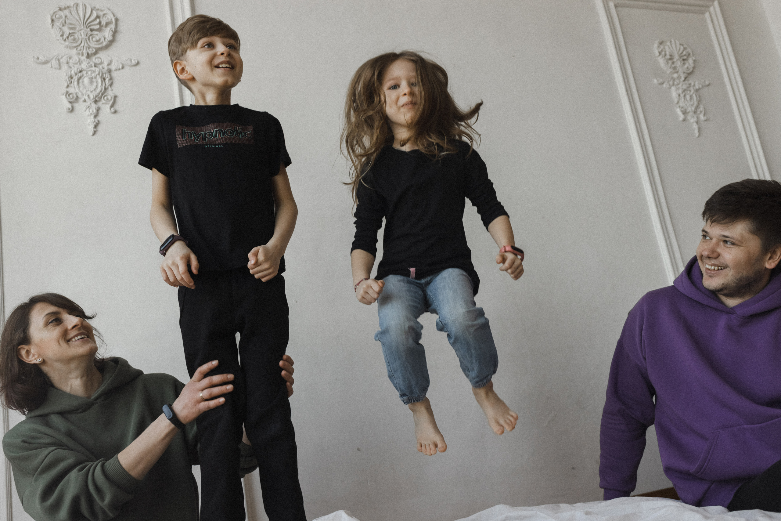 Женя, Паша, Таня и Егор. Семейный фотограф в Москве