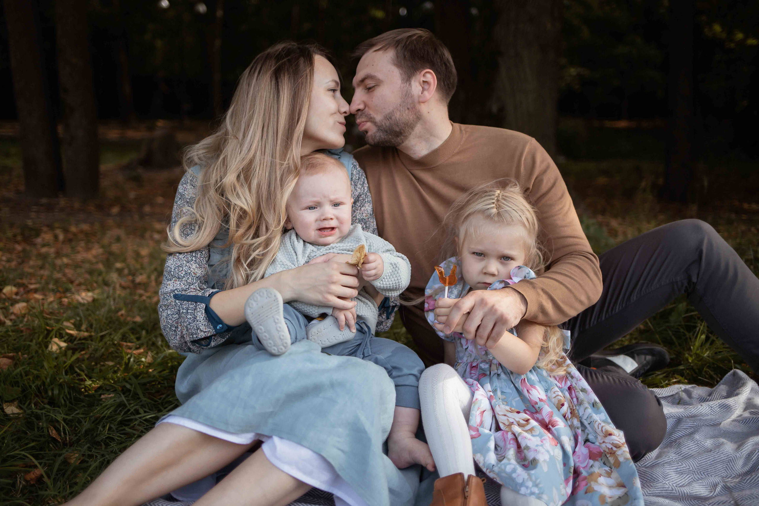 Анна, Костя, Агата и Кристиан. Семейный фотограф в Москве