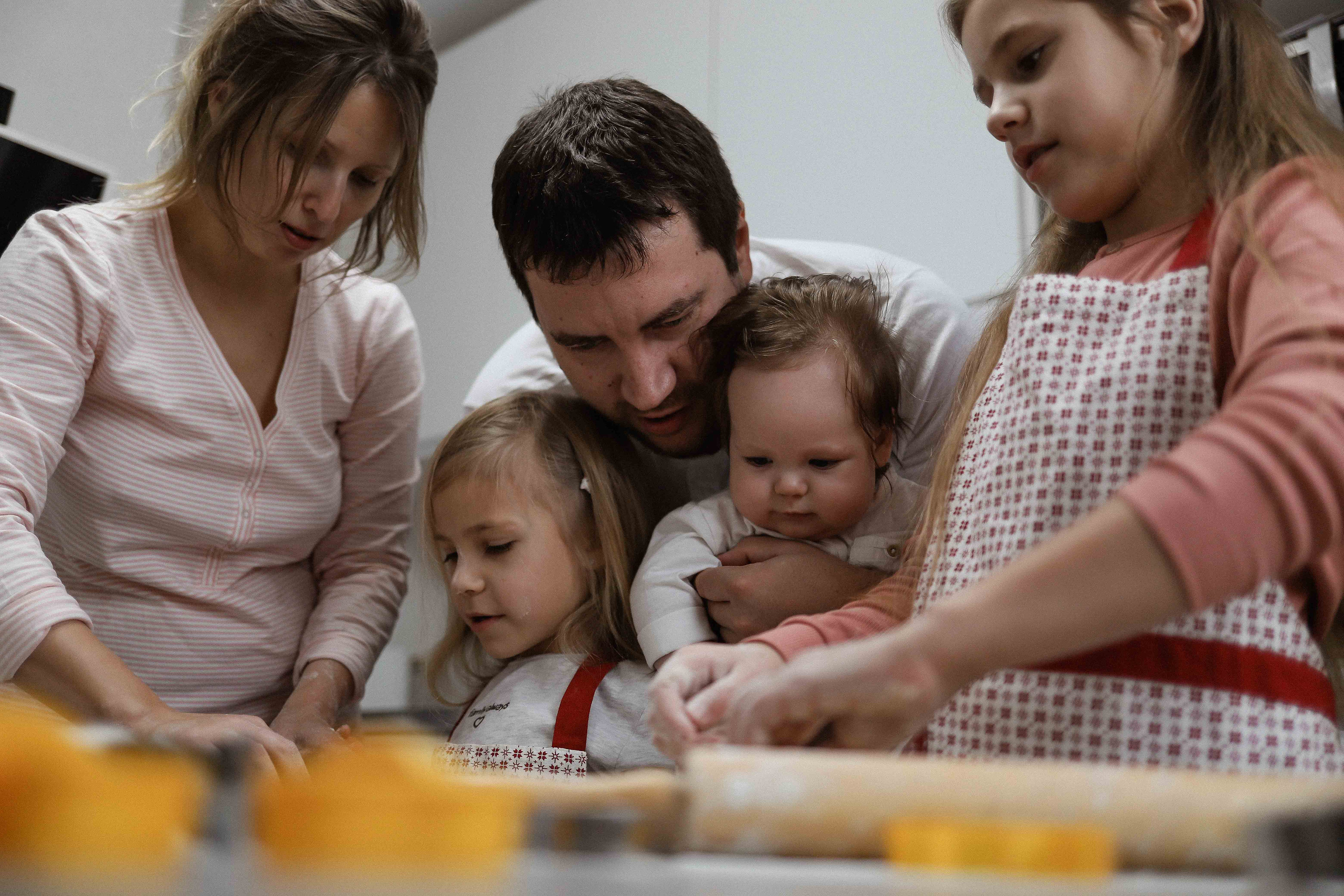 Ира, Андрей, Юля, Даша и Миша. Семейный фотограф в Москве