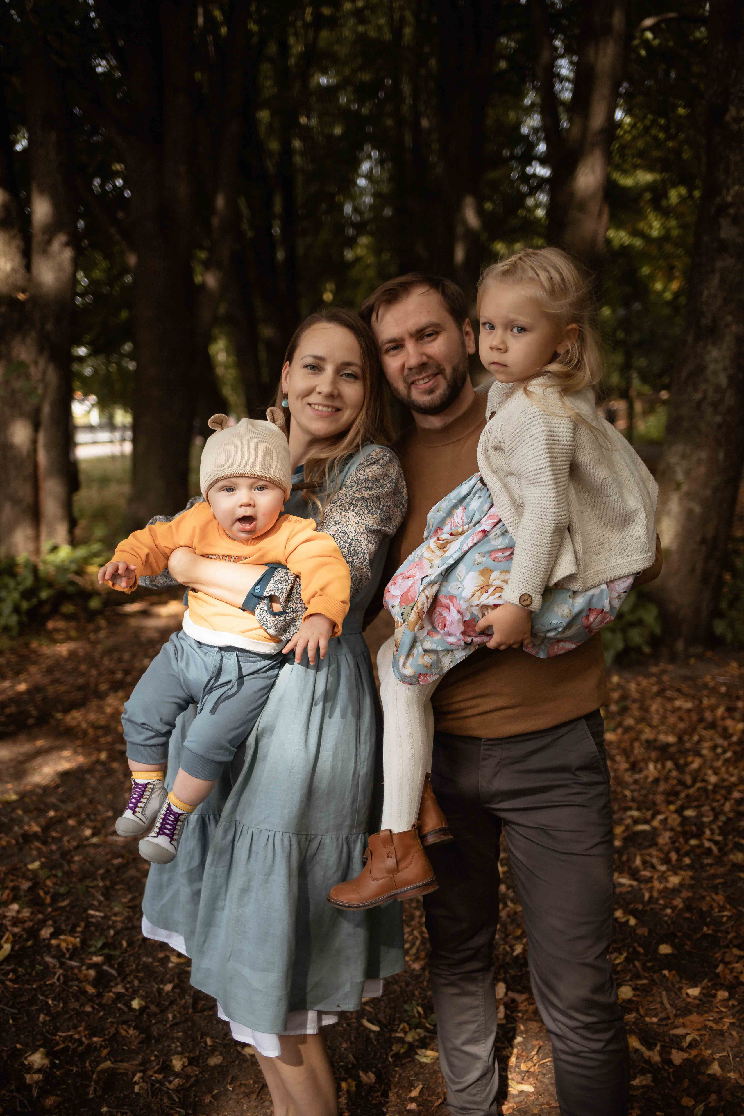 Анна, Костя, Агата и Кристиан. Семейный фотограф в Москве