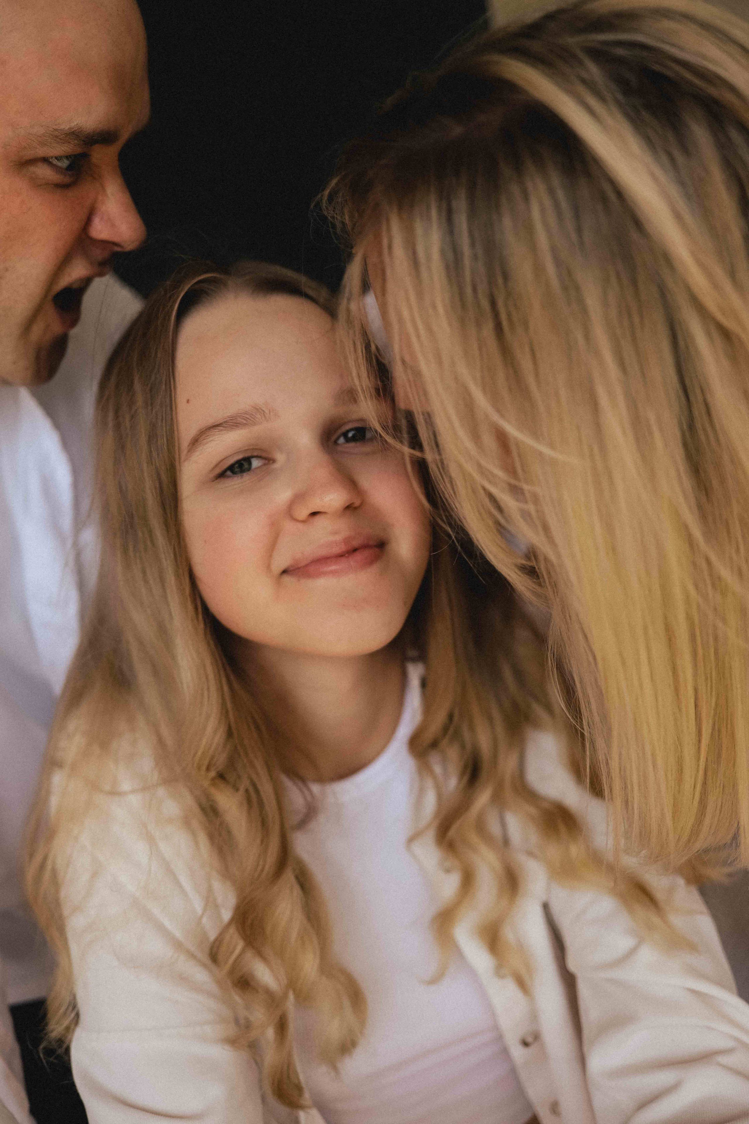Семья в студии. Семейный фотограф в Москве