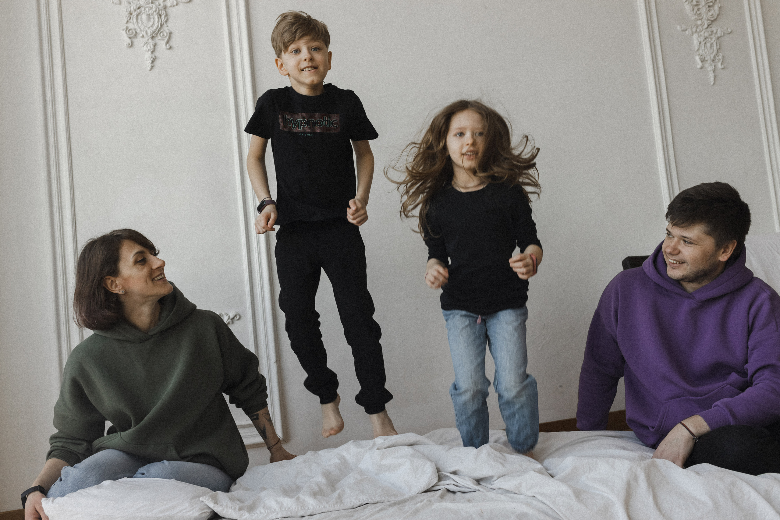 Женя, Паша, Таня и Егор. Семейный фотограф в Москве