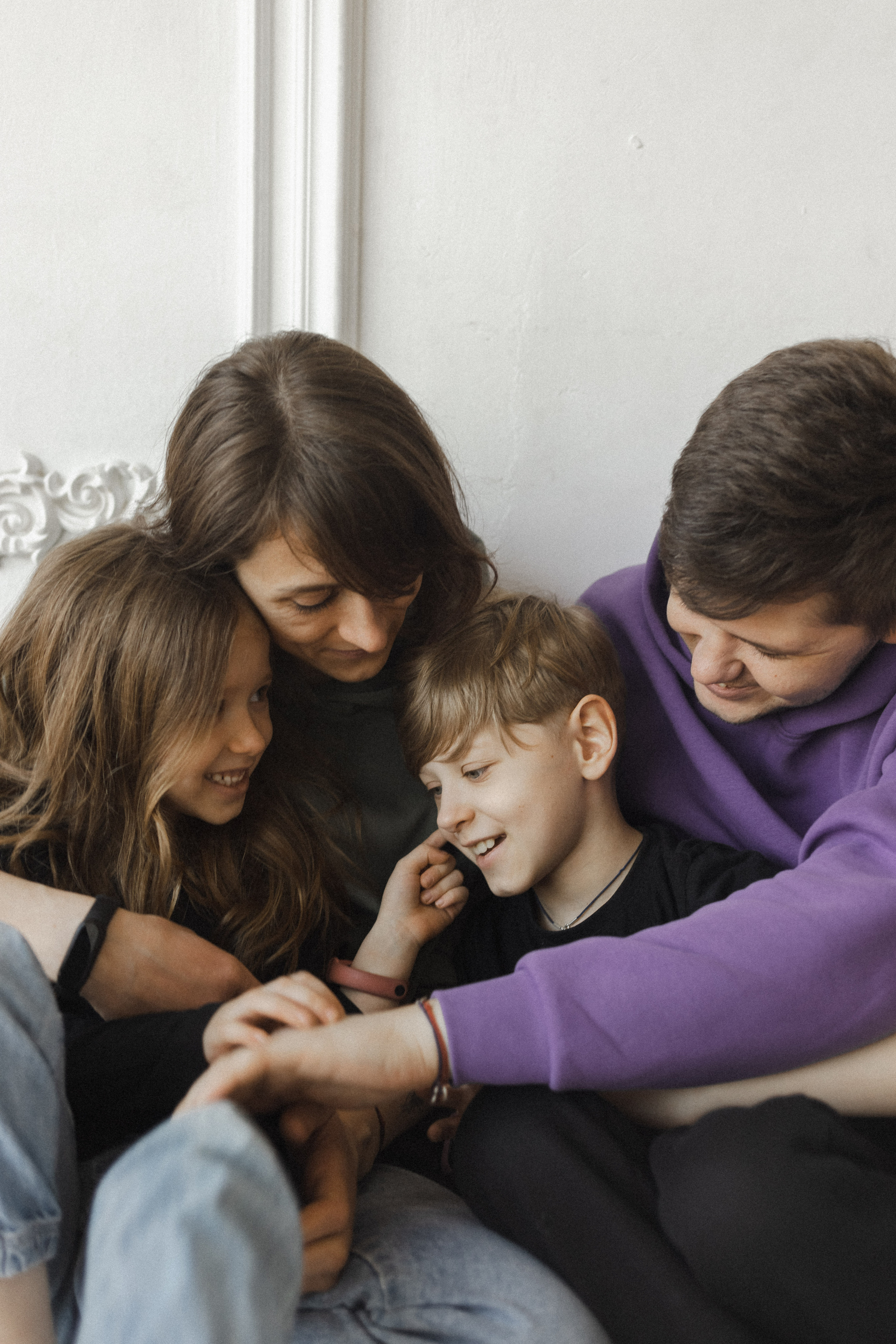 Женя, Паша, Таня и Егор. Семейный фотограф в Москве