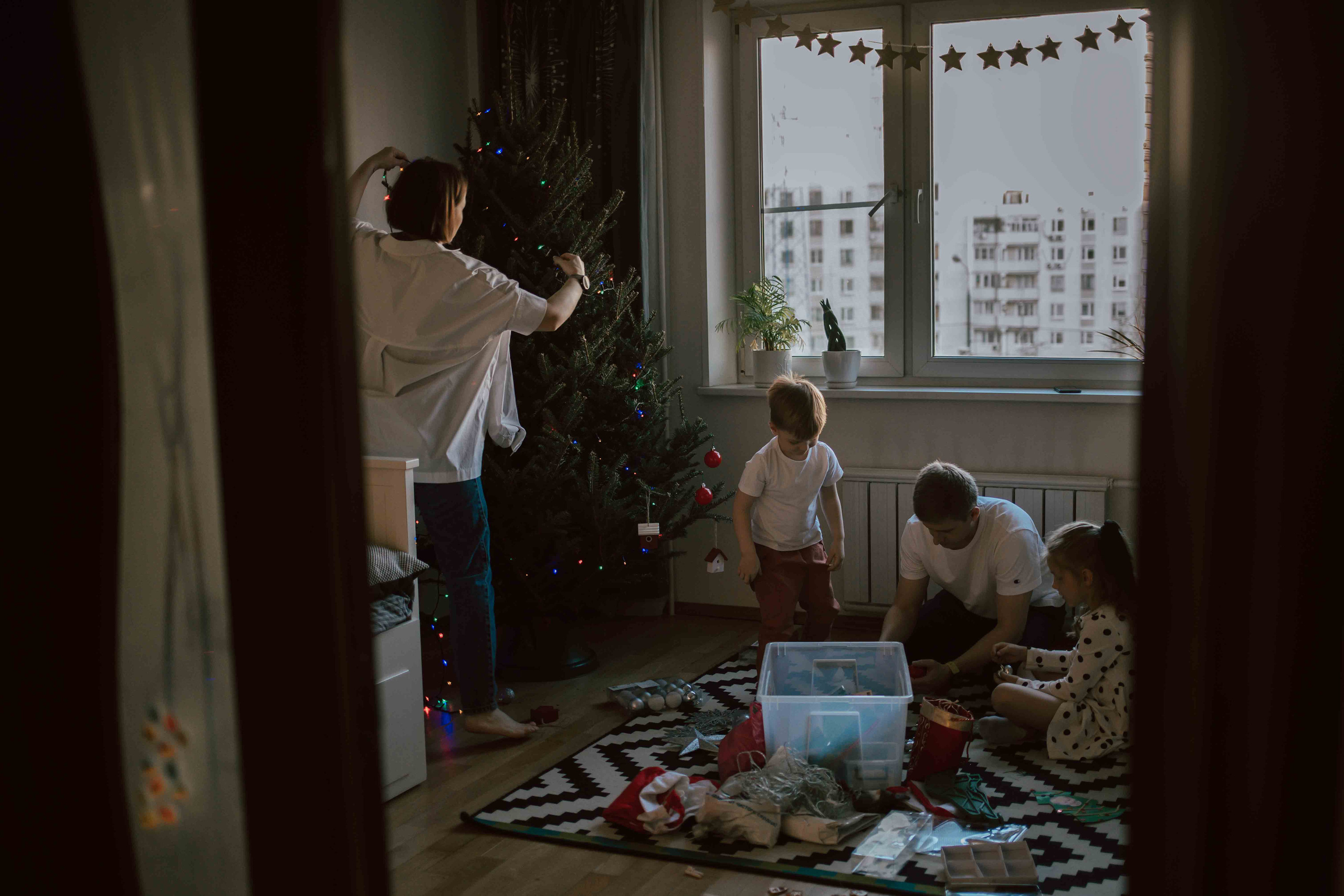 Ася, Рома, Злата и Матвей. Семейный фотограф в Москве