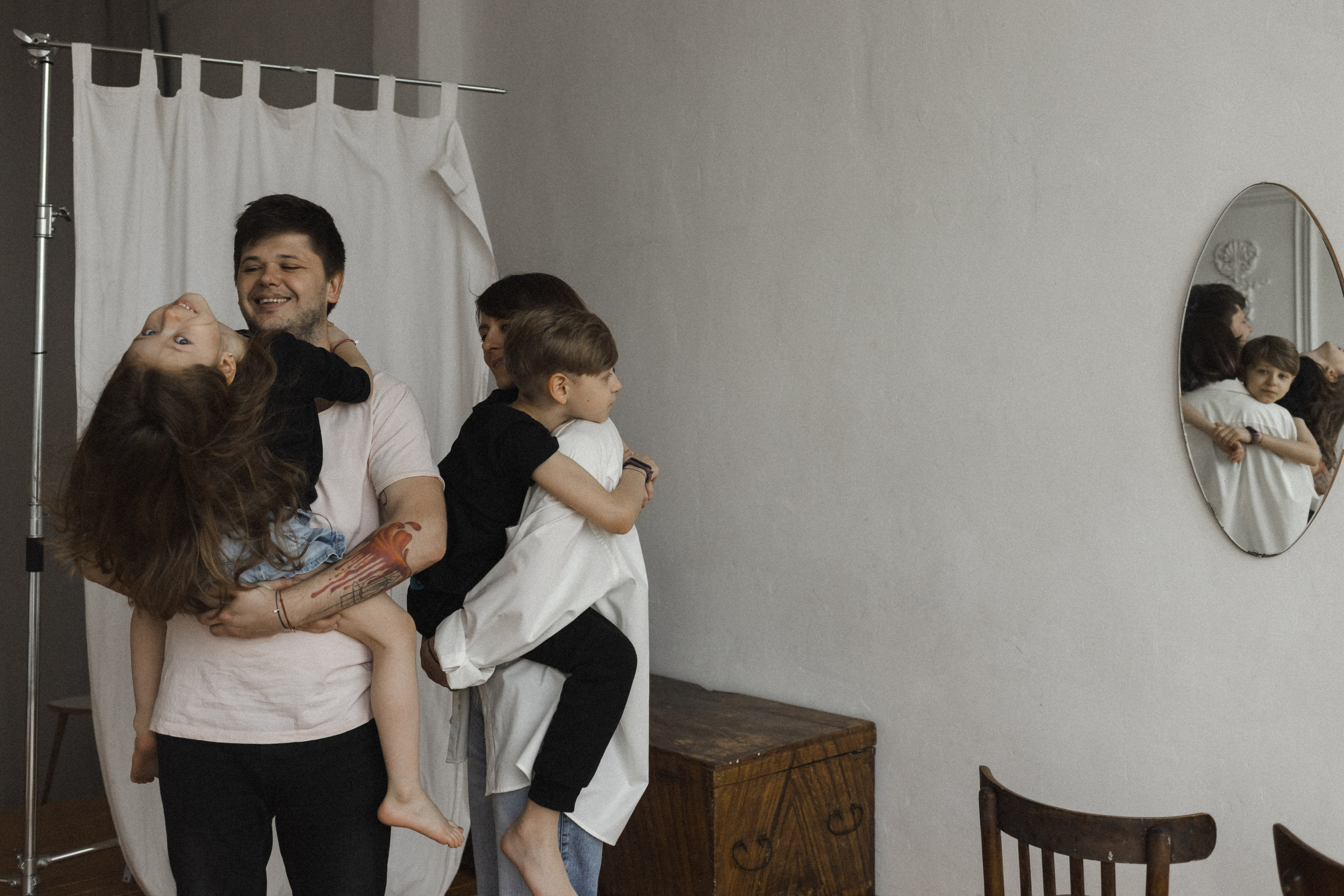 Женя, Паша, Таня и Егор. Семейный фотограф в Москве