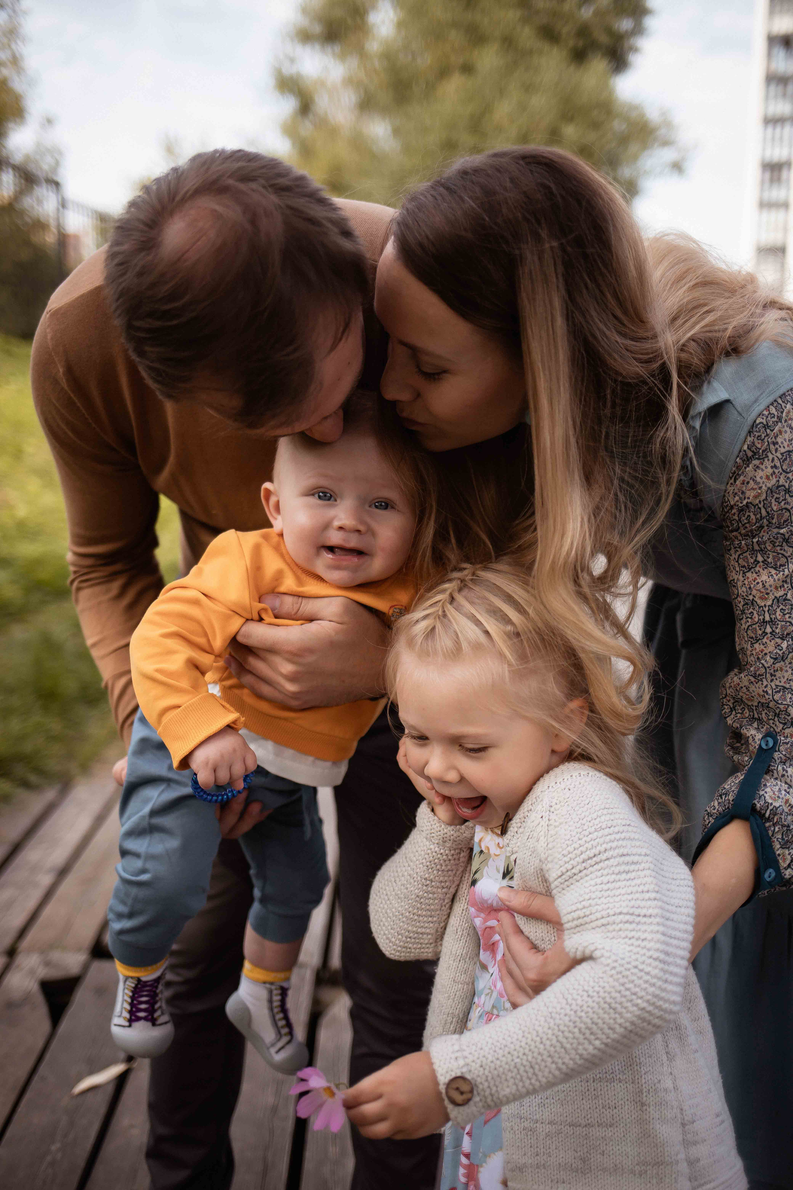 Анна, Костя, Агата и Кристиан. Семейный фотограф в Москве