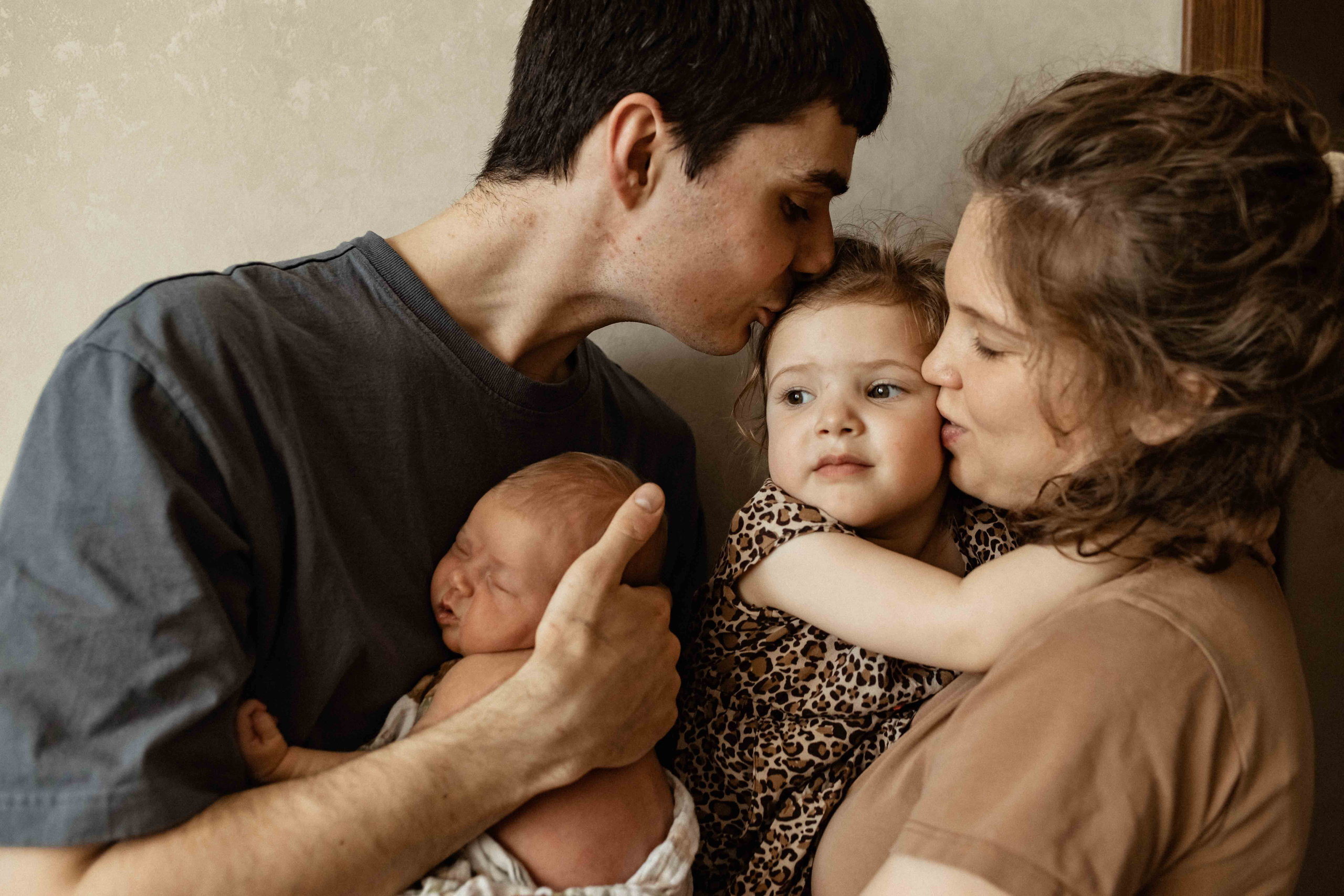 Анастасия, Сергей, Мира и Лиза. Семейный фотограф в Москве