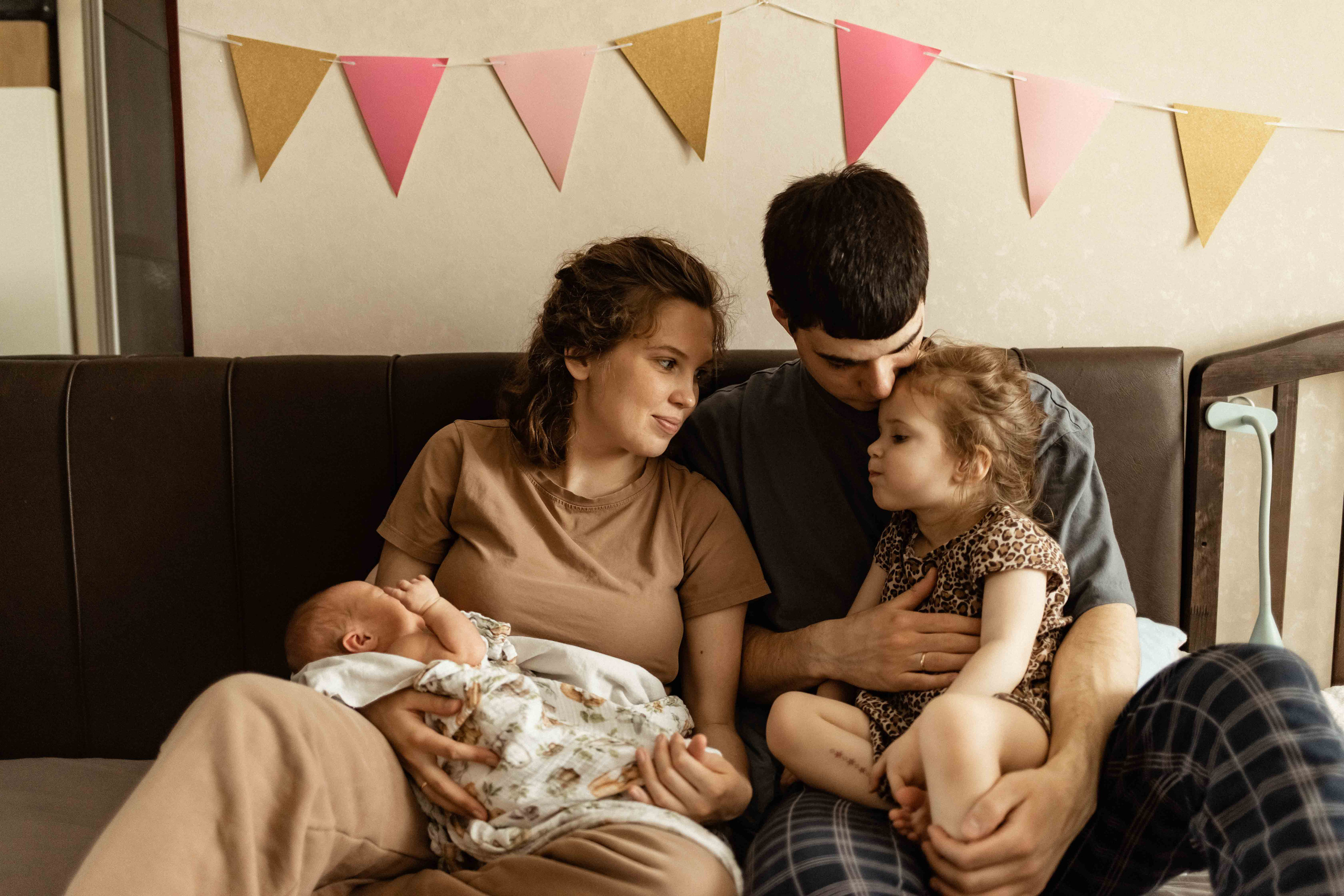Анастасия, Сергей, Мира и Лиза. Семейный фотограф в Москве