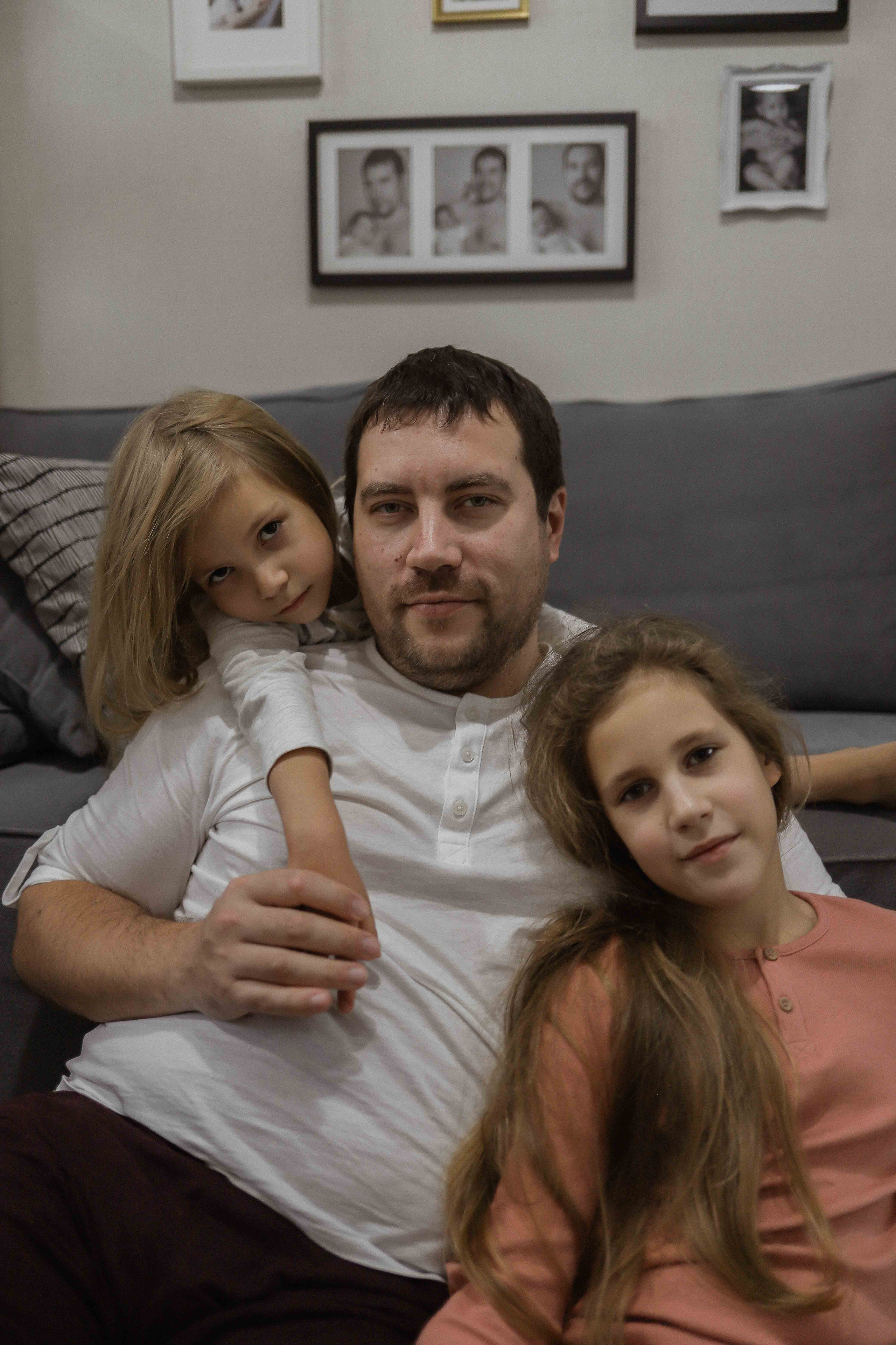 Ира, Андрей, Юля, Даша и Миша. Семейный фотограф в Москве