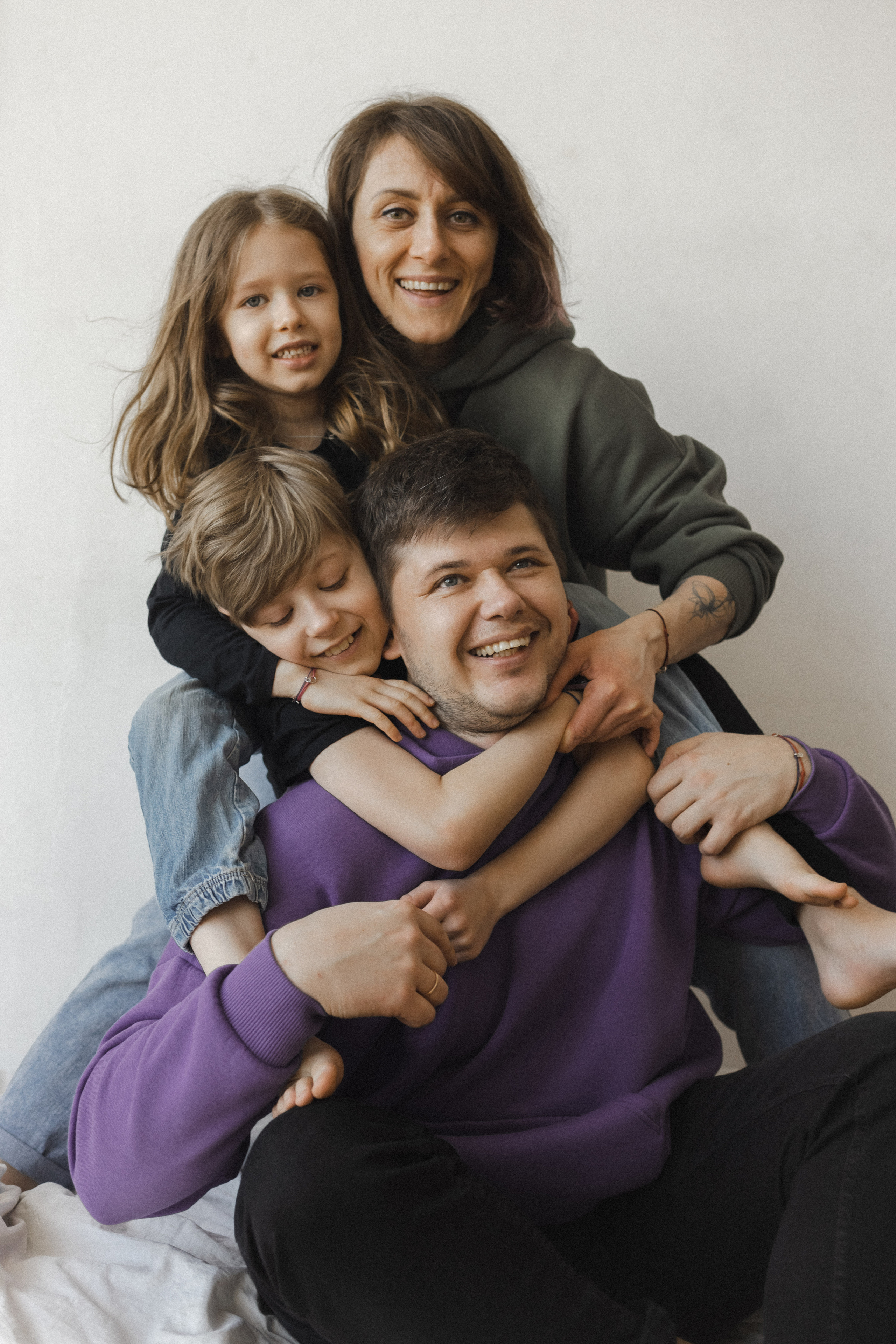 Женя, Паша, Таня и Егор. Семейный фотограф в Москве